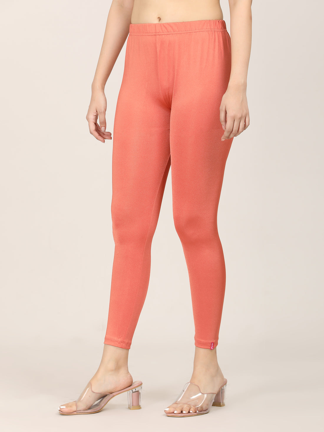 Naatiya Shimmer Leggings - Onion Pink
