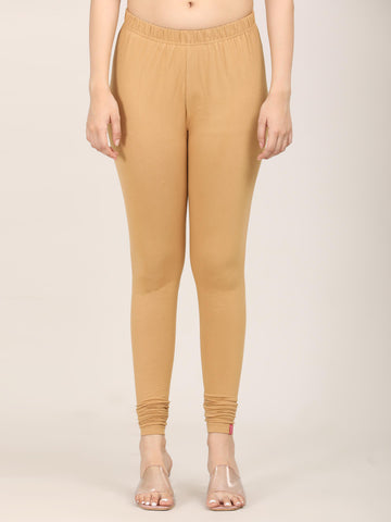 Naatiya Churidar Leggings - Biscuit