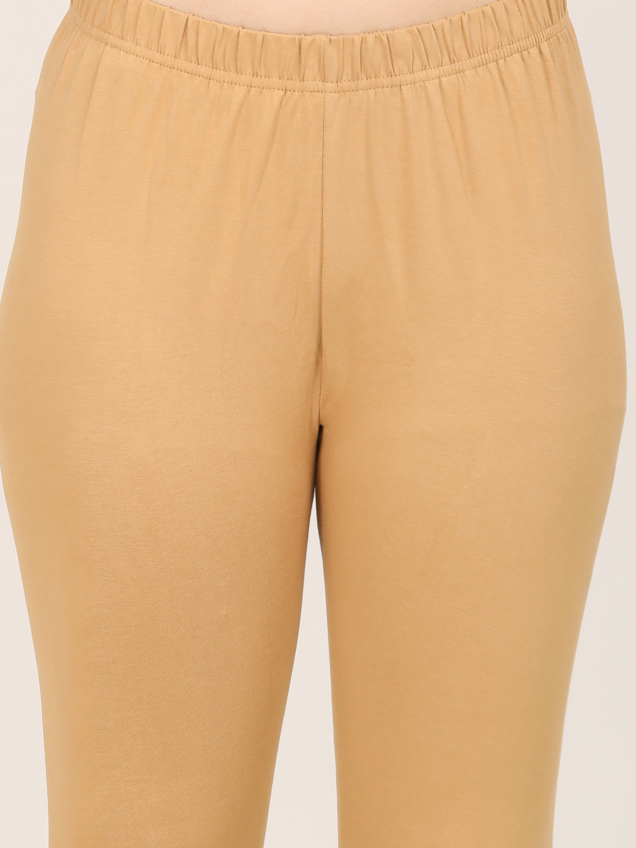Naatiya Churidar Leggings - Biscuit