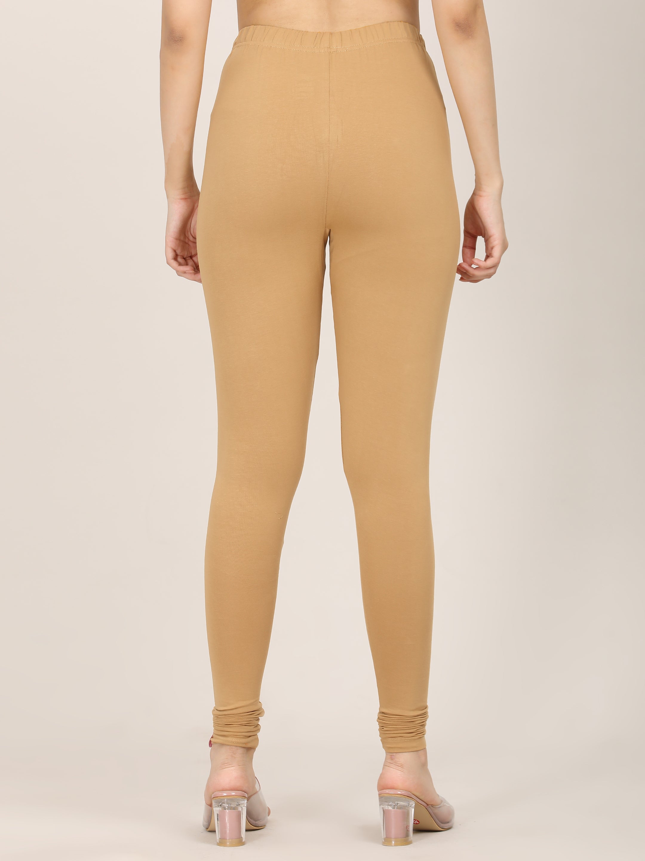 Naatiya Churidar Leggings - Biscuit