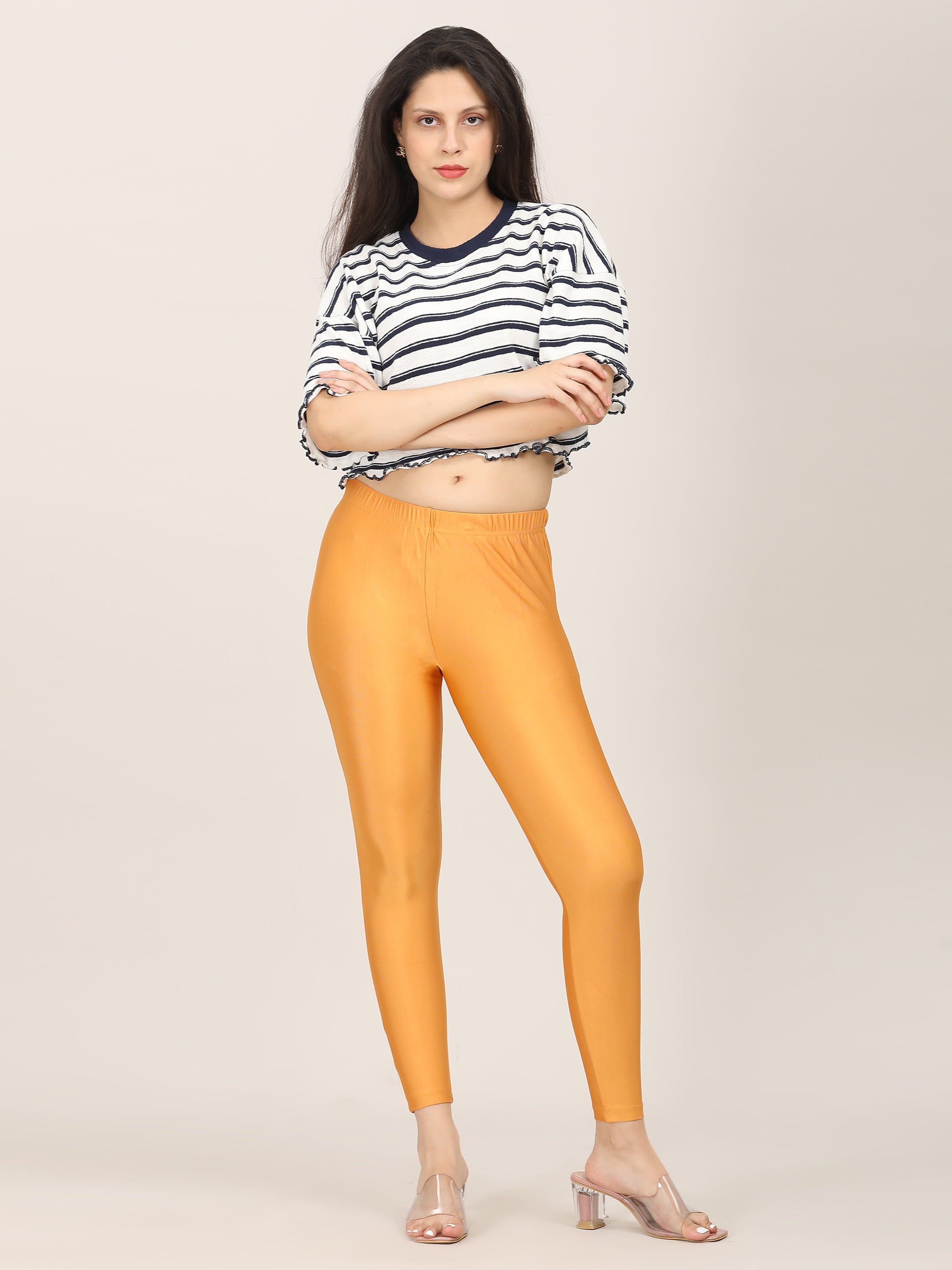 Naatiya Shimmer Leggings - Bronze