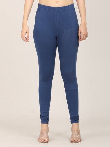 Naatiya Churidar Leggings - True Blue