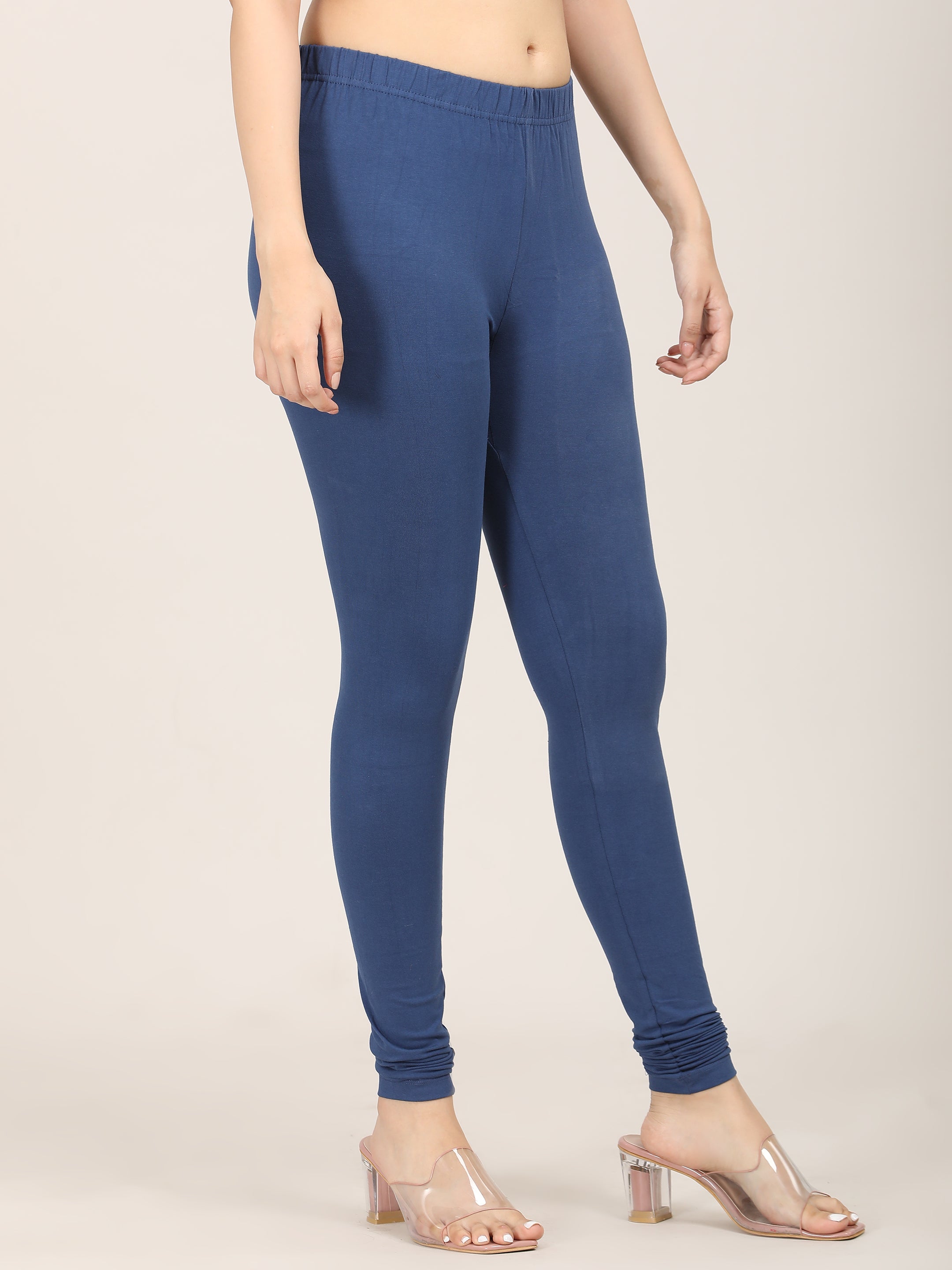 Naatiya Churidar Leggings - True Blue