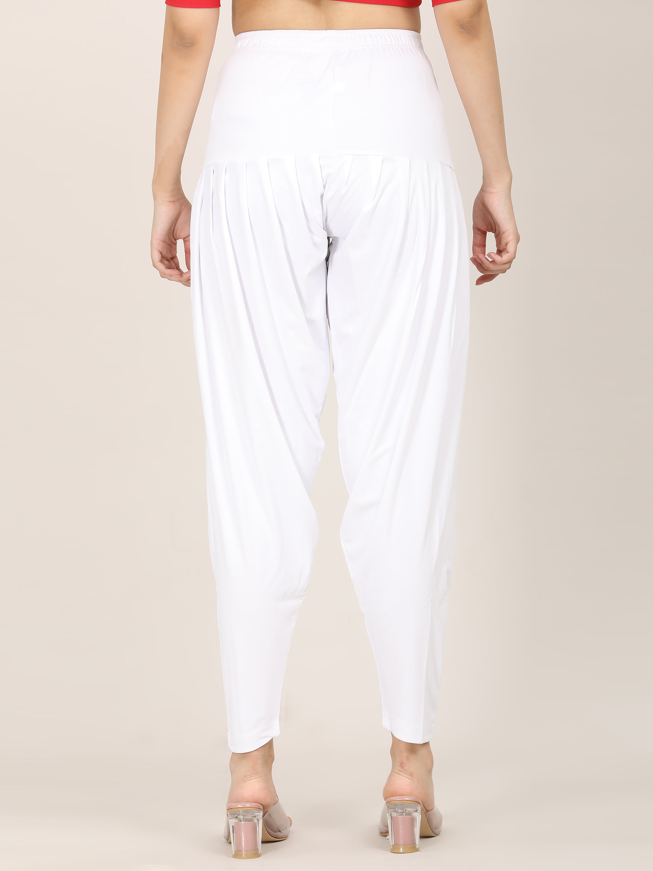 Patiala Bottom - White