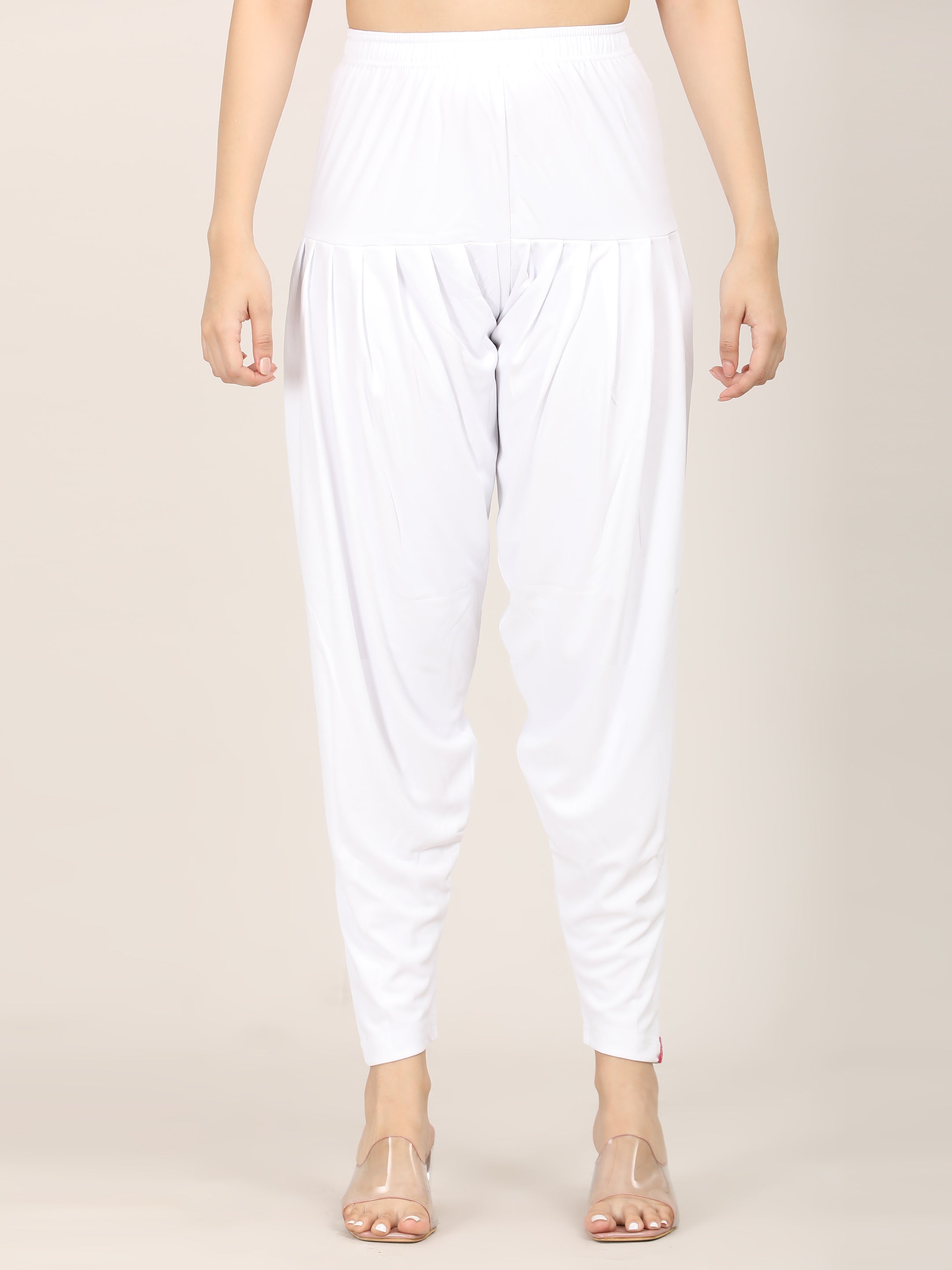 Patiala Bottom - White