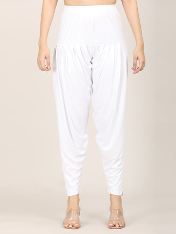 Patiala Bottom - White
