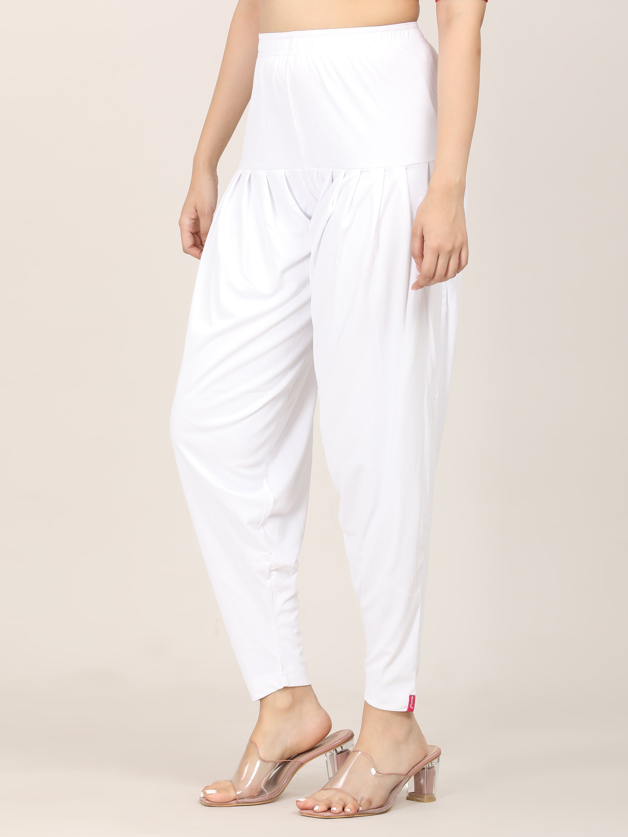 Patiala Bottom - White