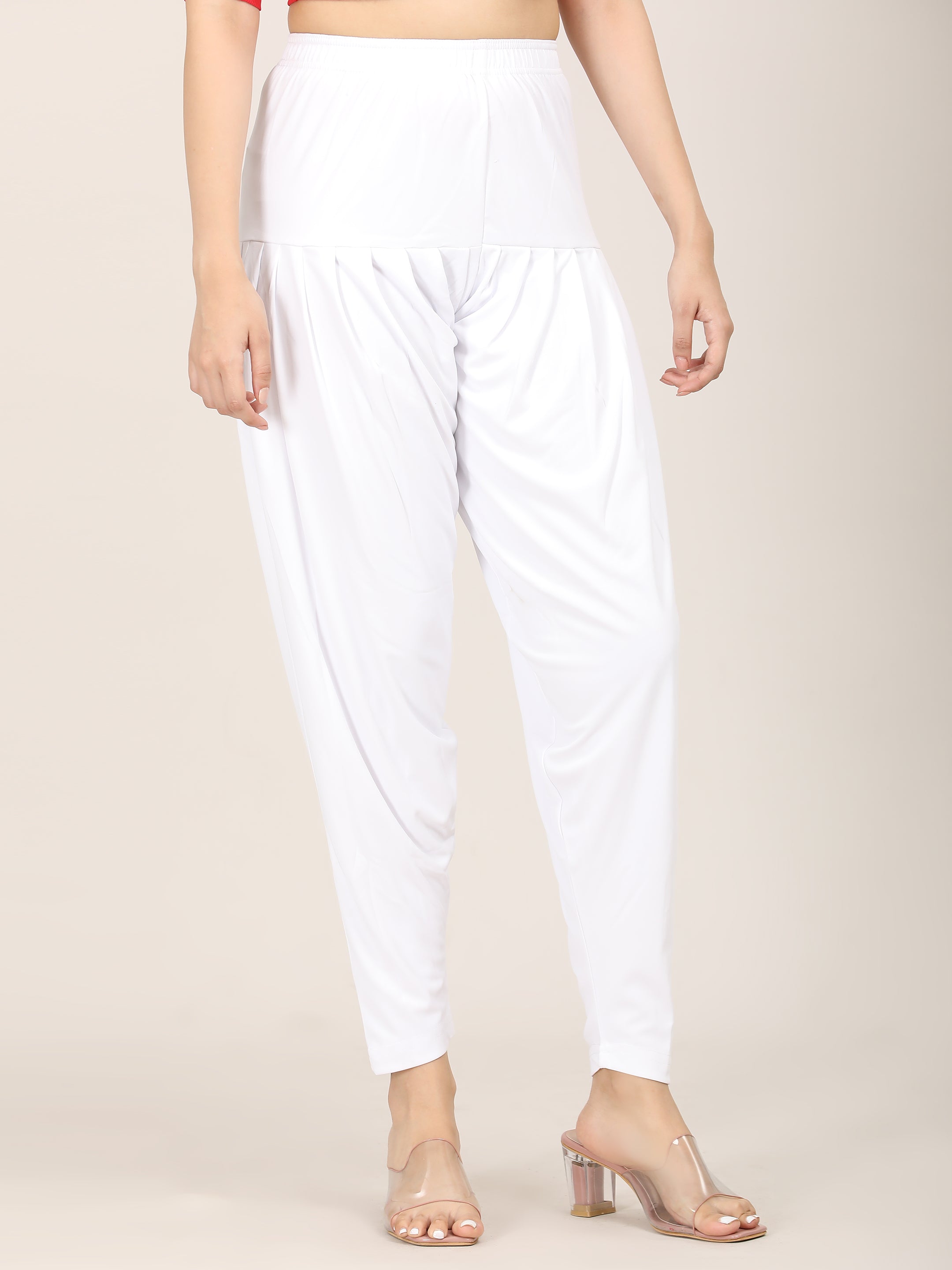 Patiala Bottom - White