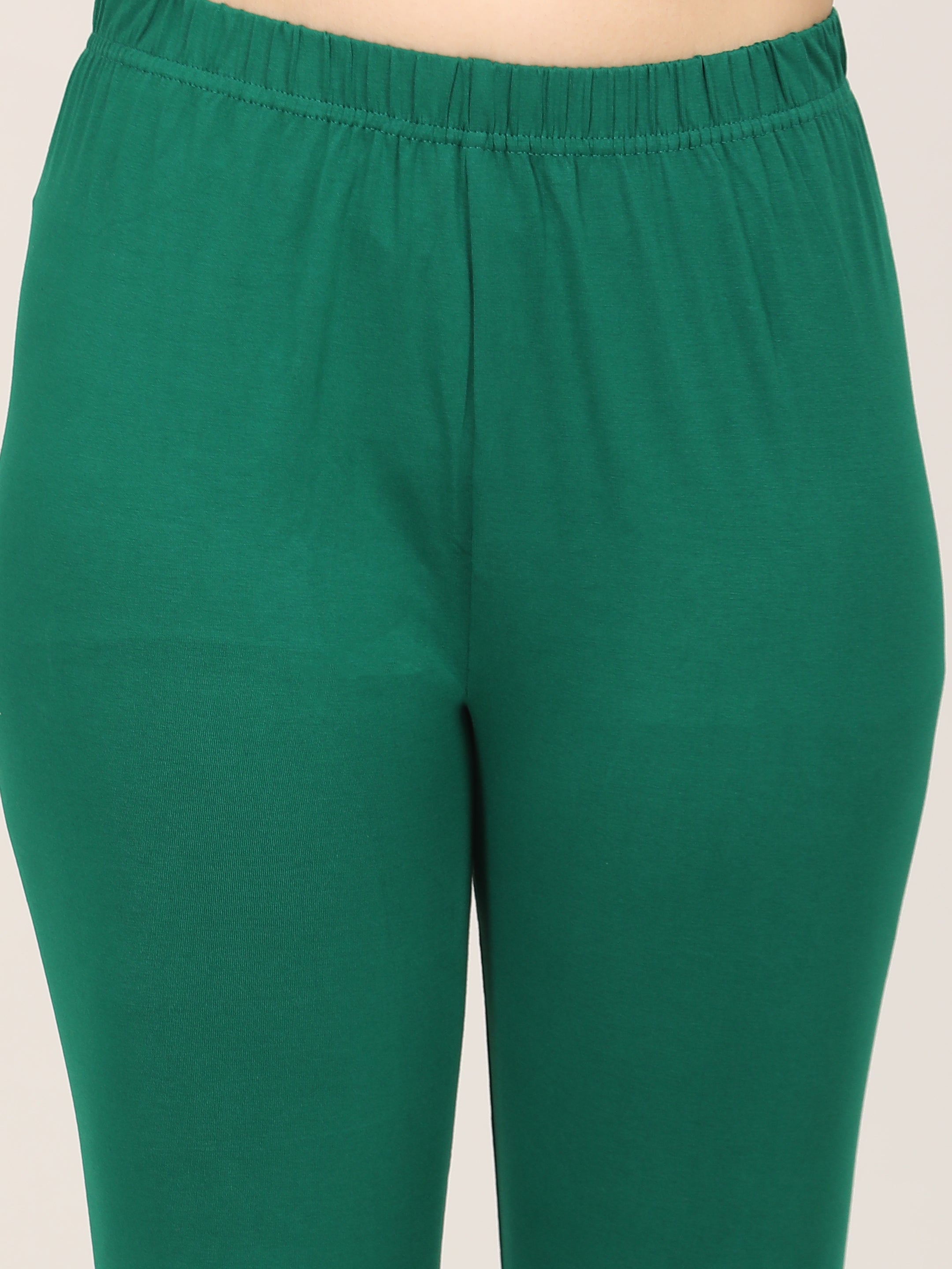 Naatiya Churidar Leggings - Rama Green
