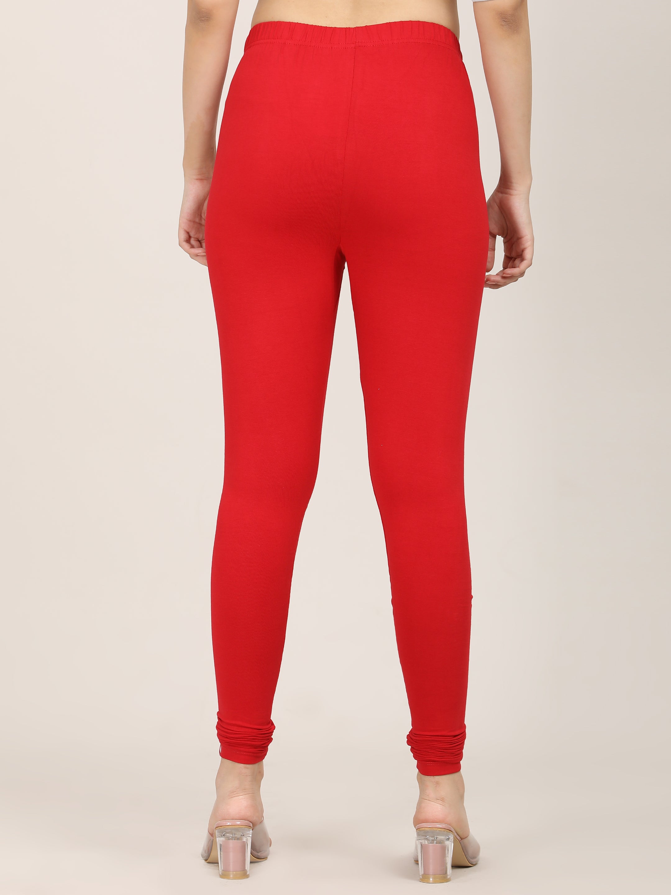 Naatiya Churidar Leggings - New Red