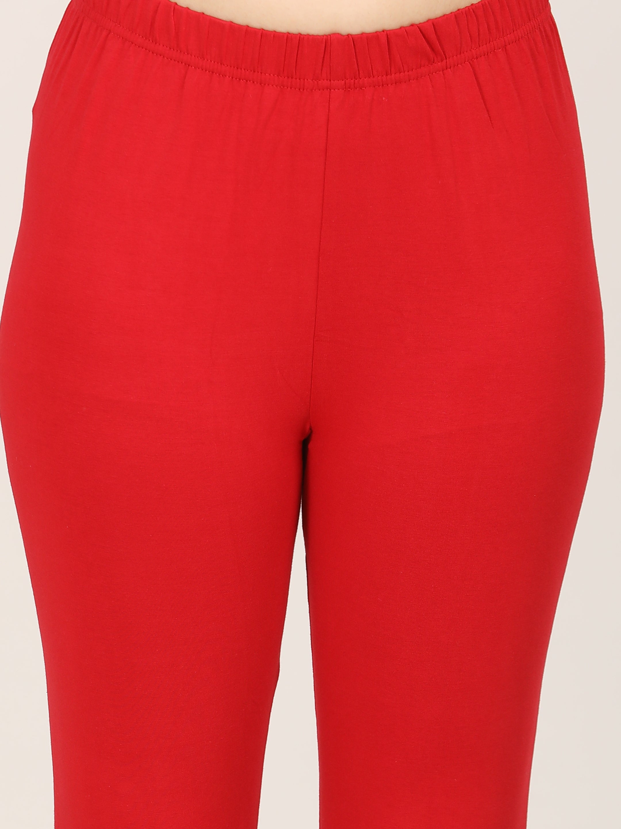 Naatiya Churidar Leggings - New Red