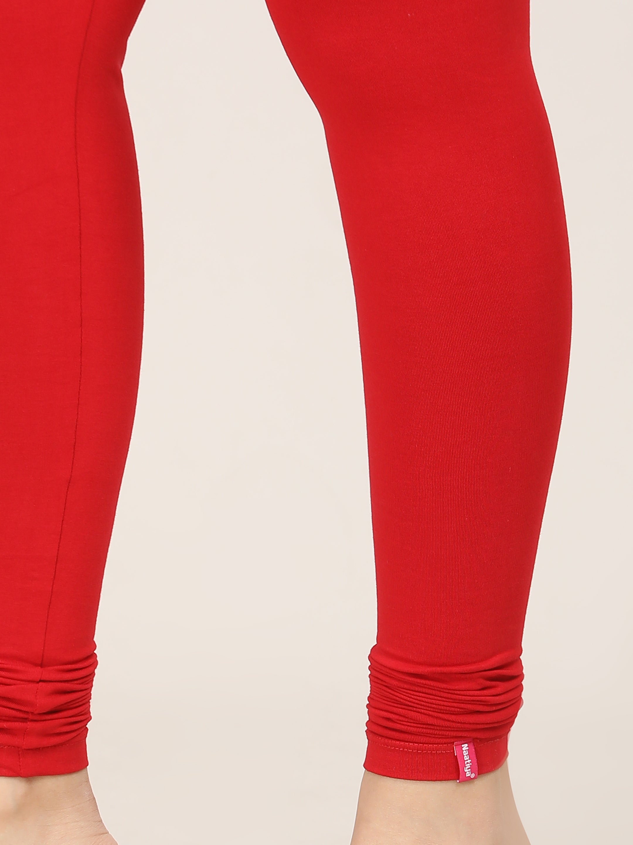 Naatiya Churidar Leggings - New Red