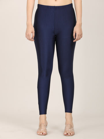 Naatiya Shimmer Leggings - Navy