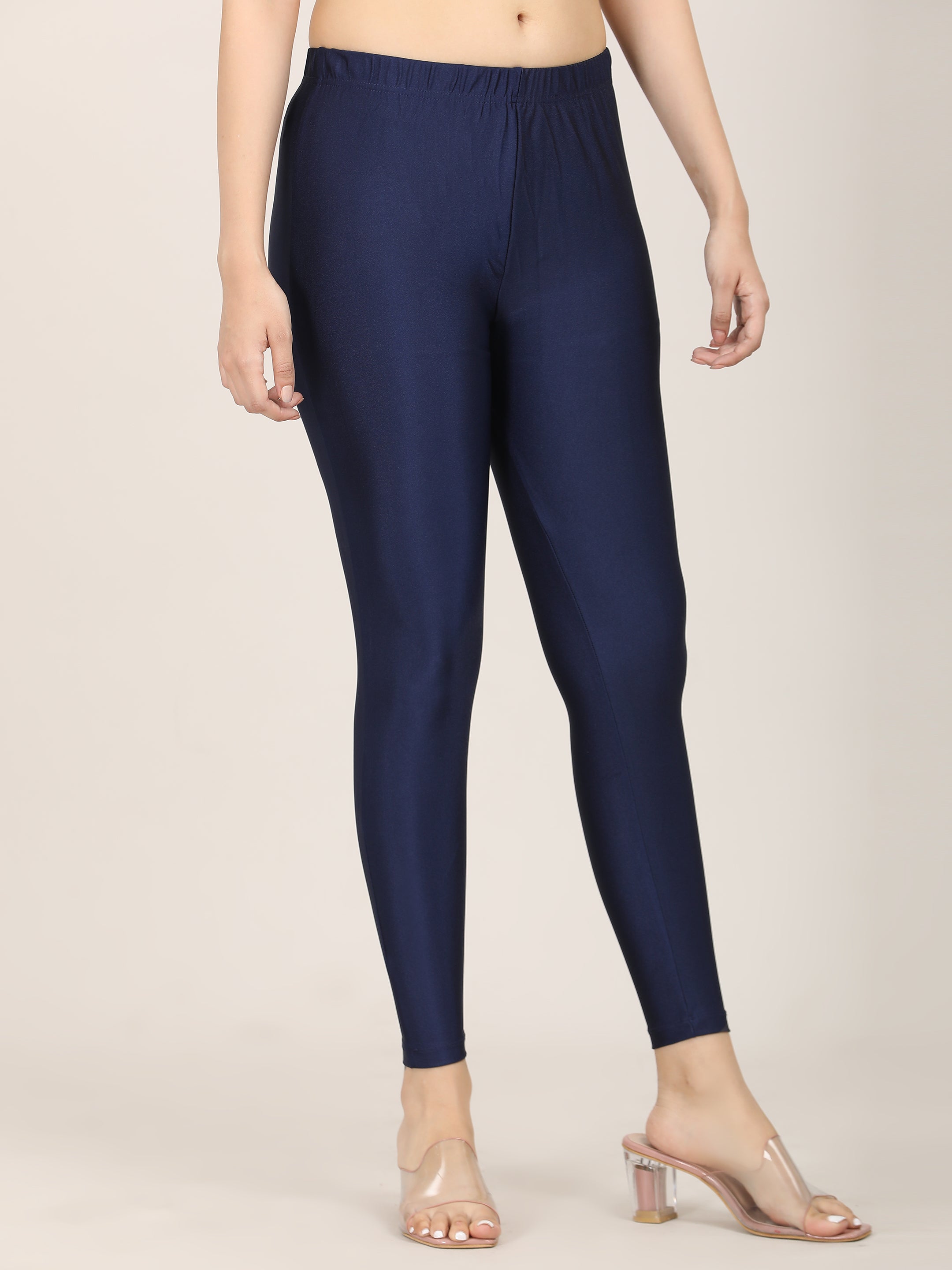 Naatiya Shimmer Leggings - Navy
