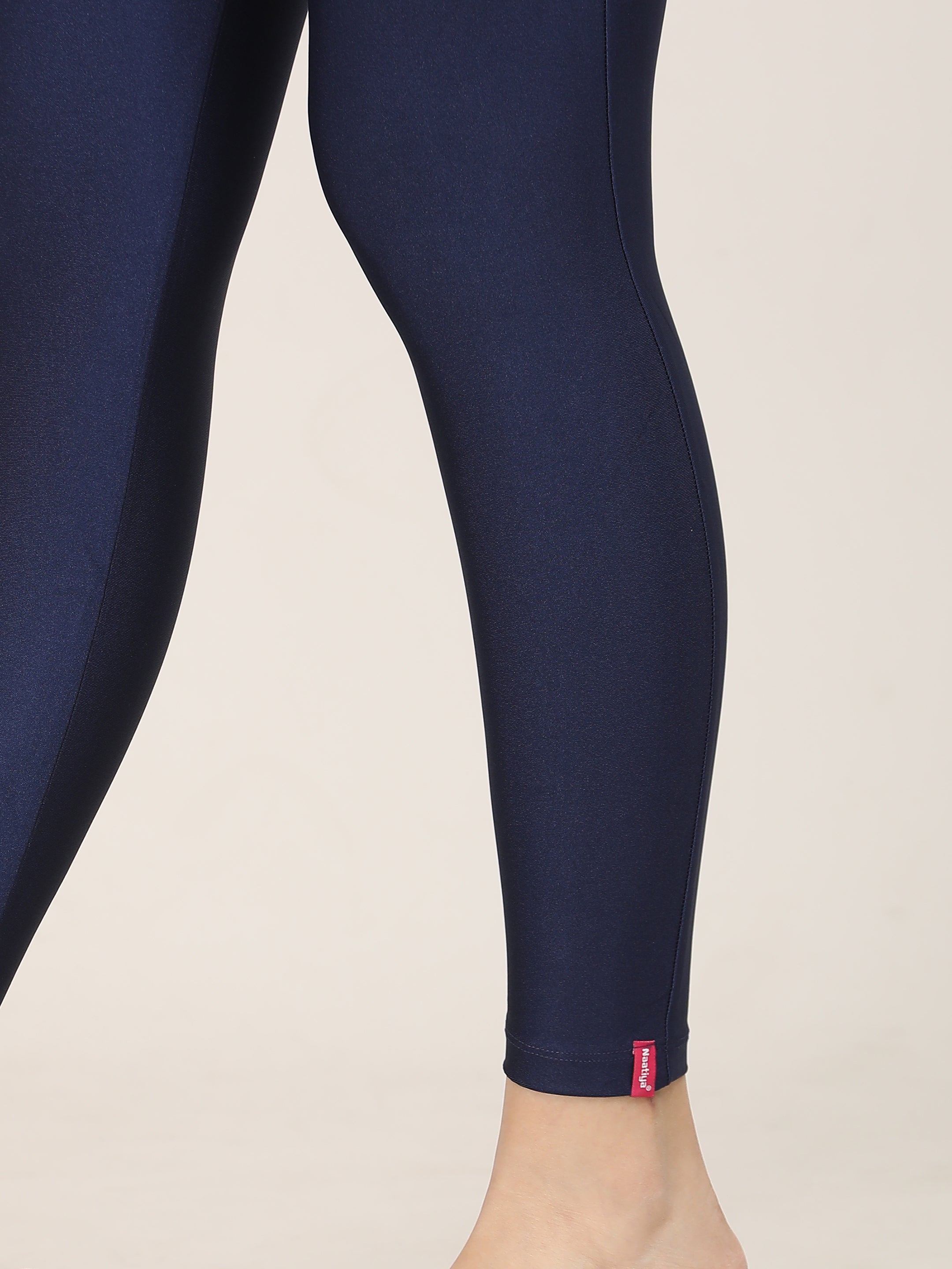 Naatiya Shimmer Leggings - Navy