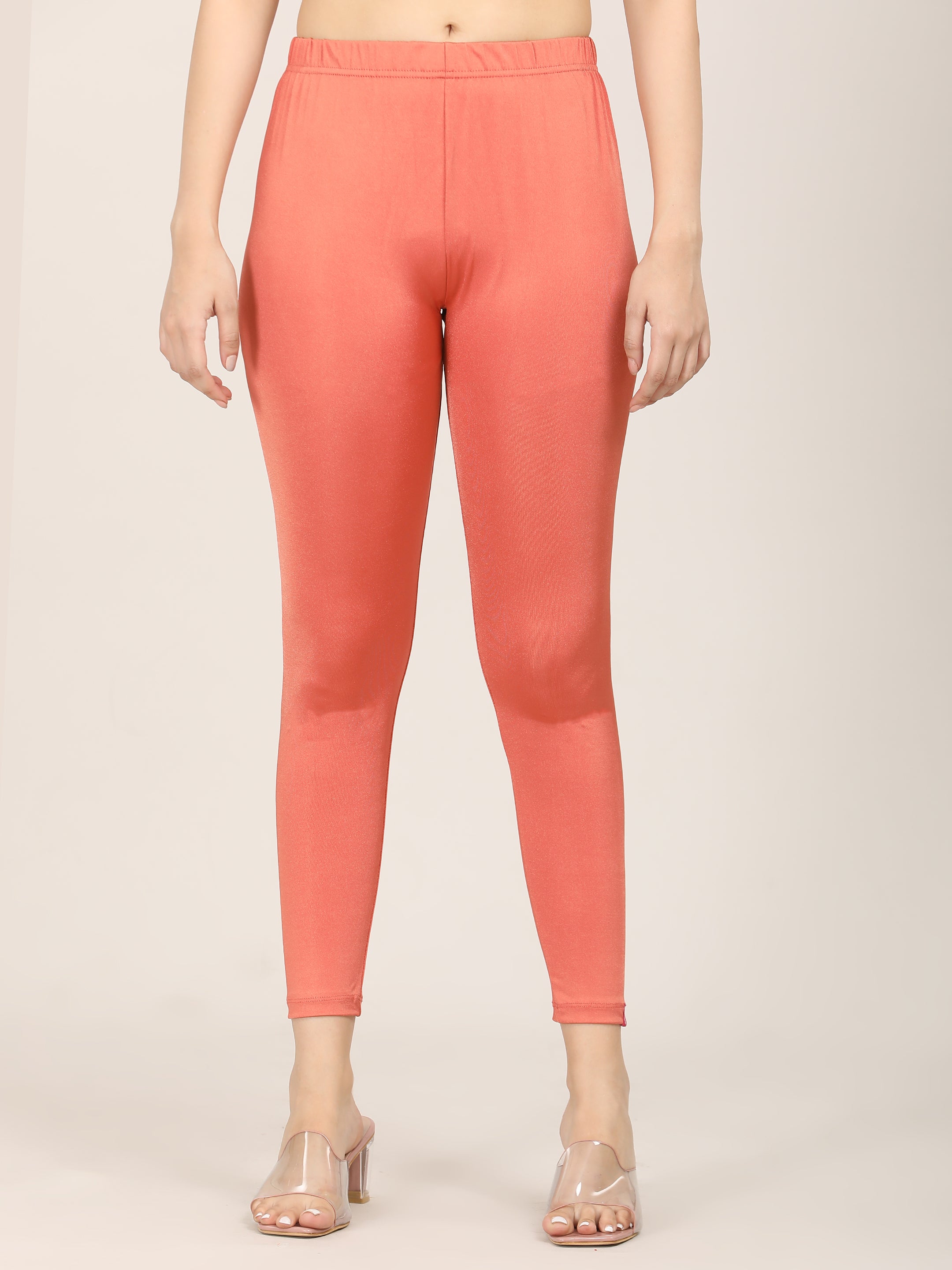 Naatiya Shimmer Leggings - Onion Pink