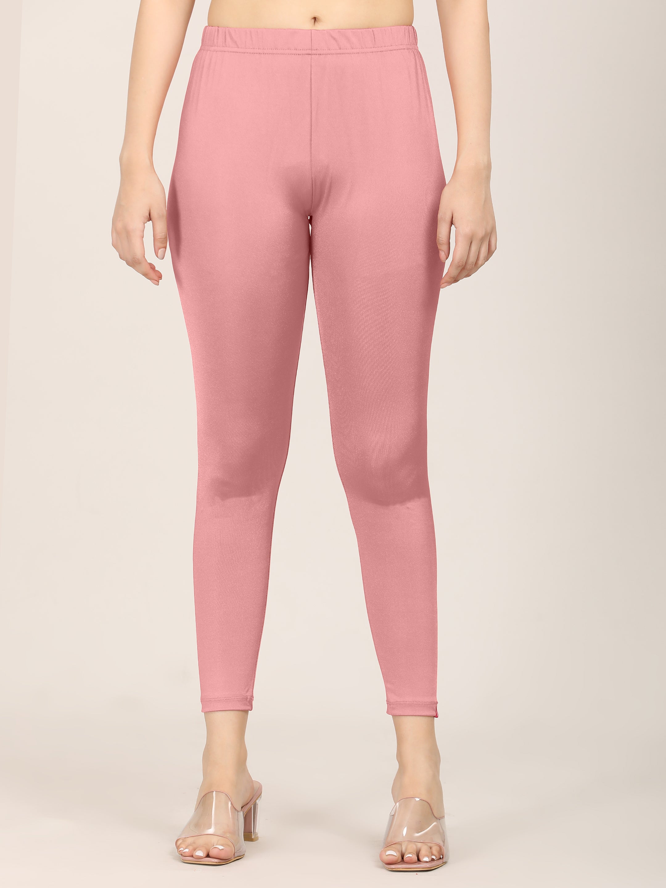 Naatiya Shimmer Leggings - Rose Gold
