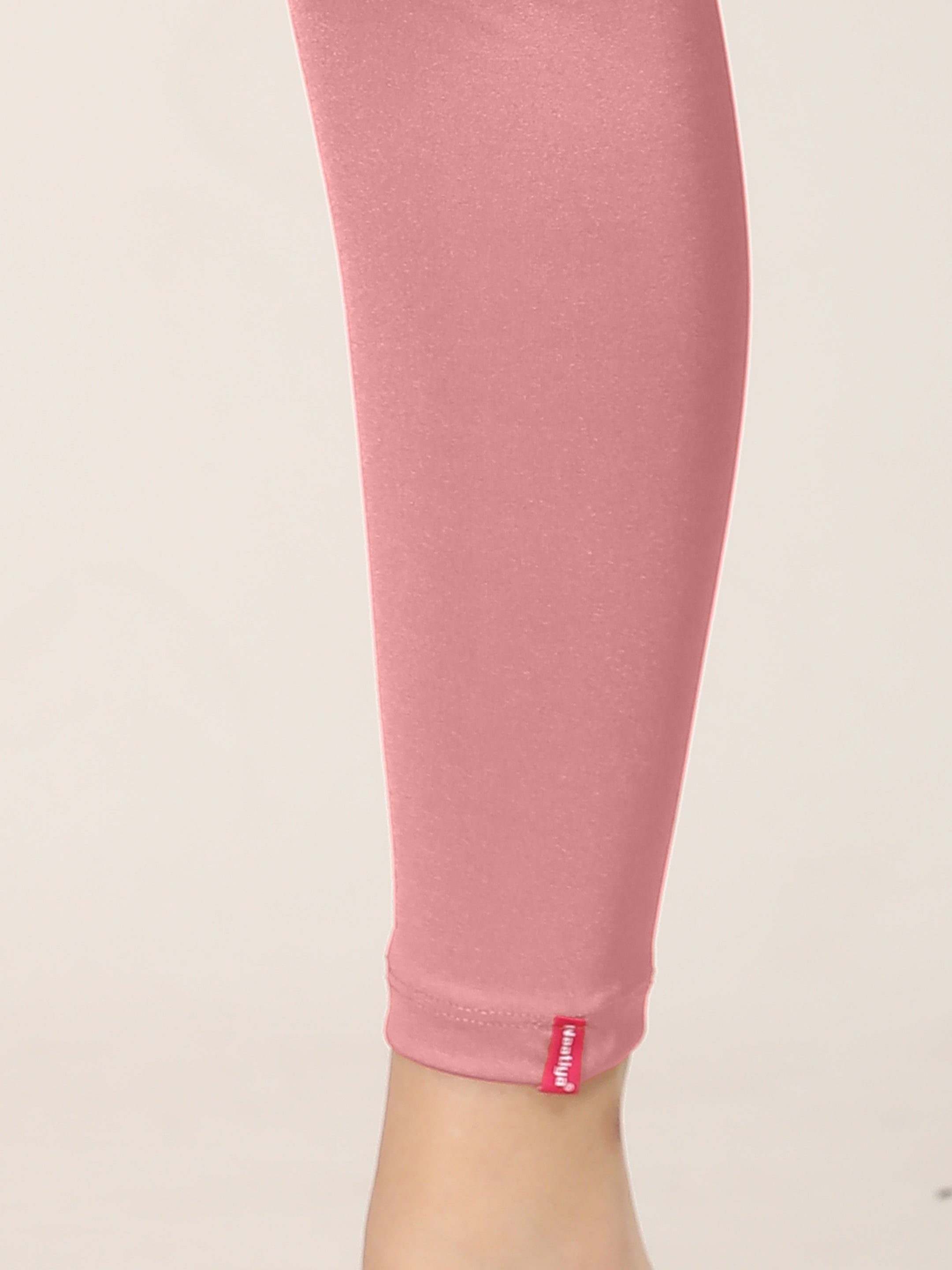Naatiya Shimmer Leggings - Rose Gold