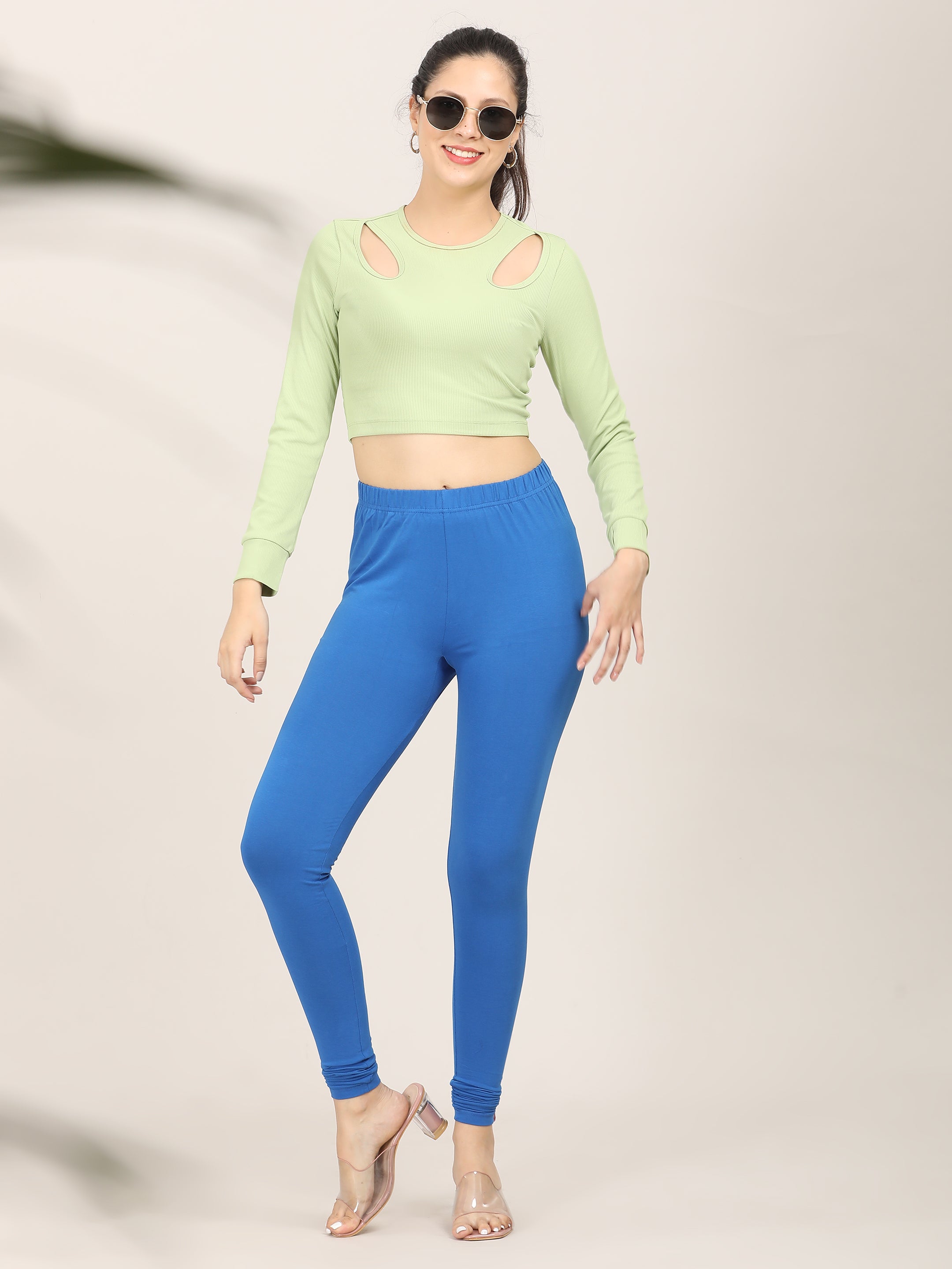 Naatiya Churidar Leggings - R Blue