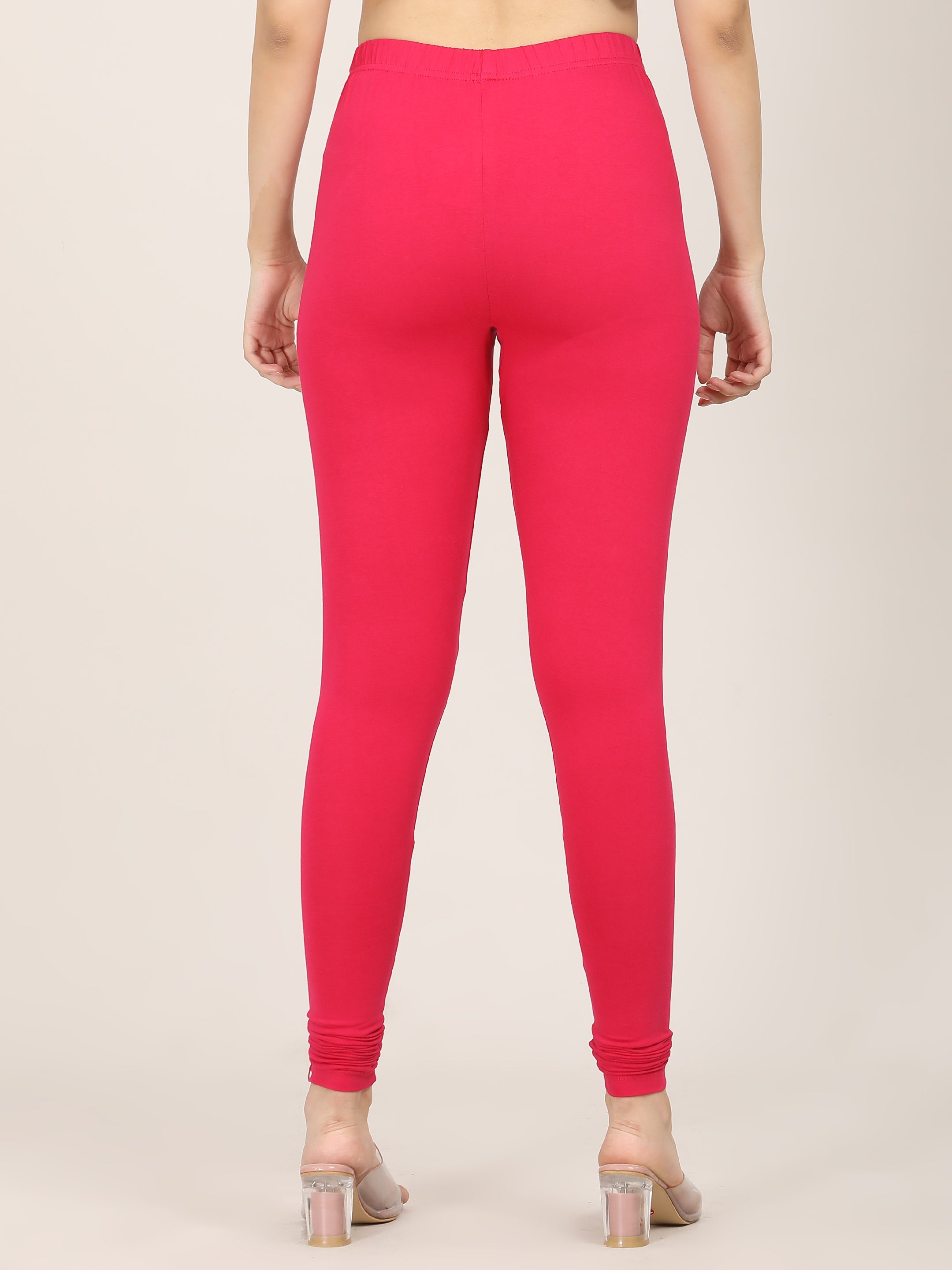 Naatiya Churidar Leggings - Strawberry