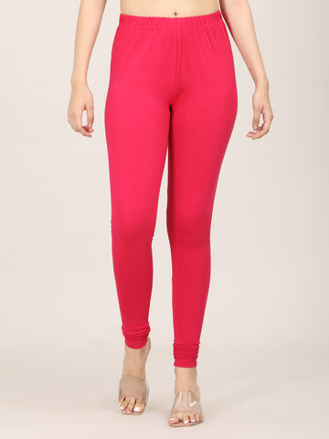Naatiya Churidar Leggings - Strawberry
