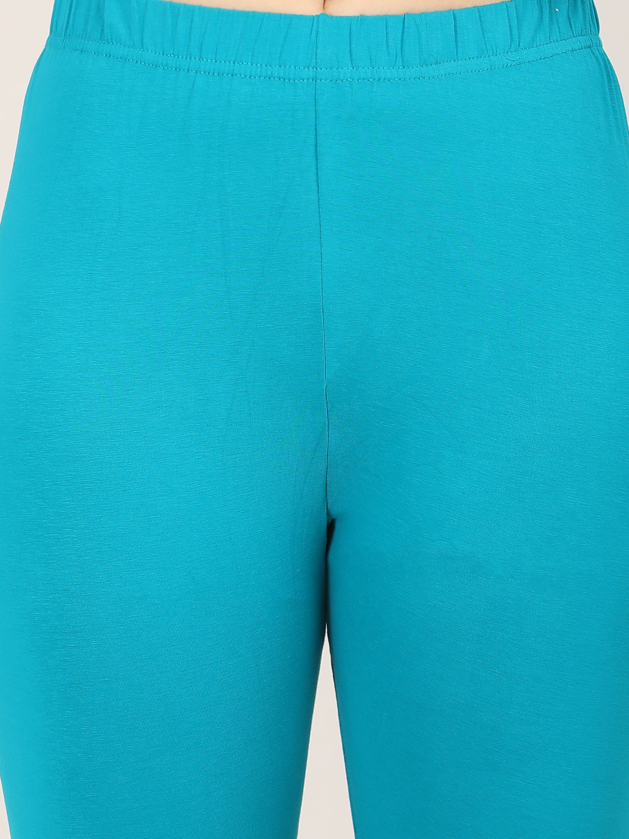 Naatiya Churidar Leggings - Sea Blue