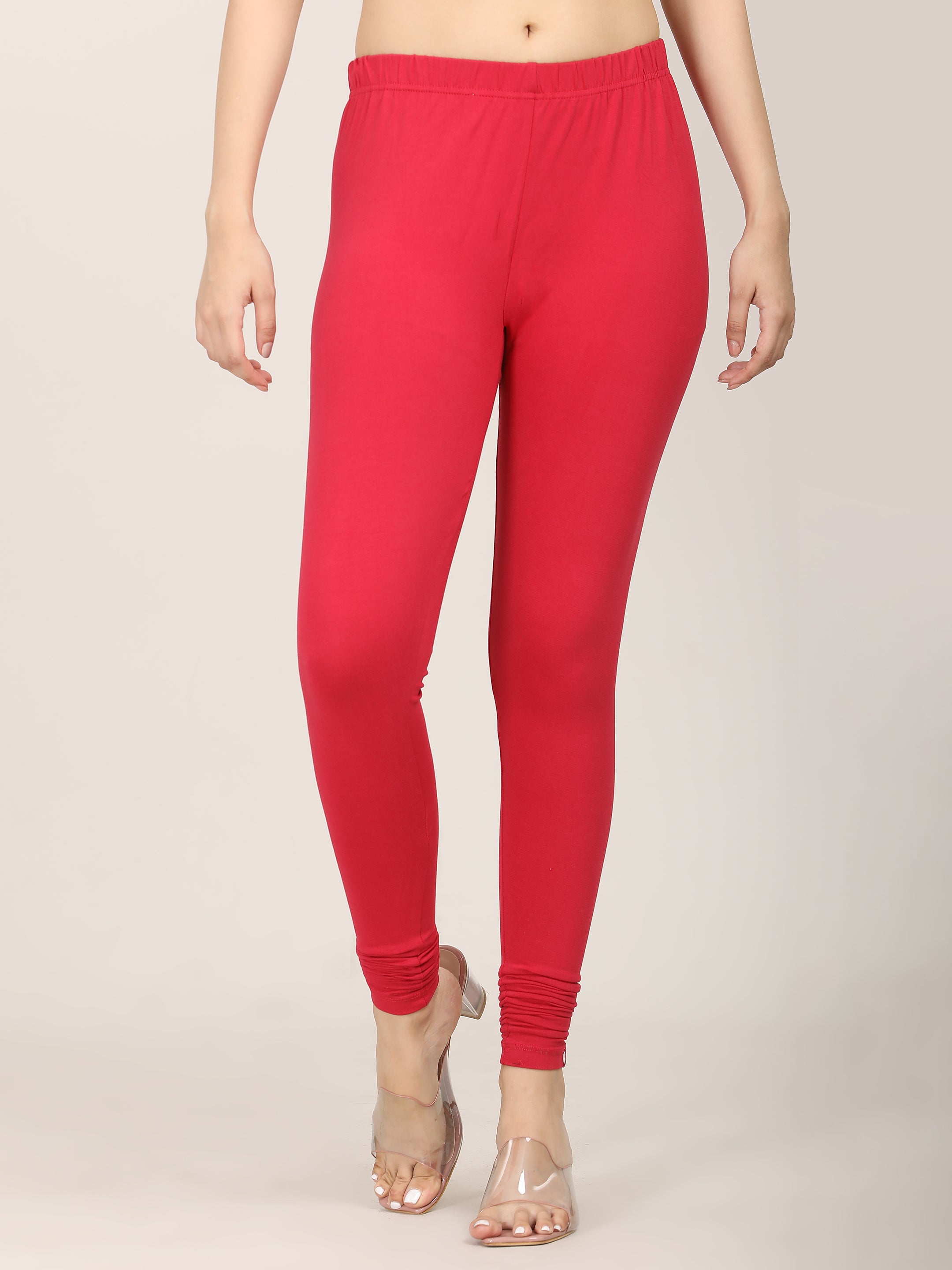 Naatiya Churidar Leggings - Rasberry