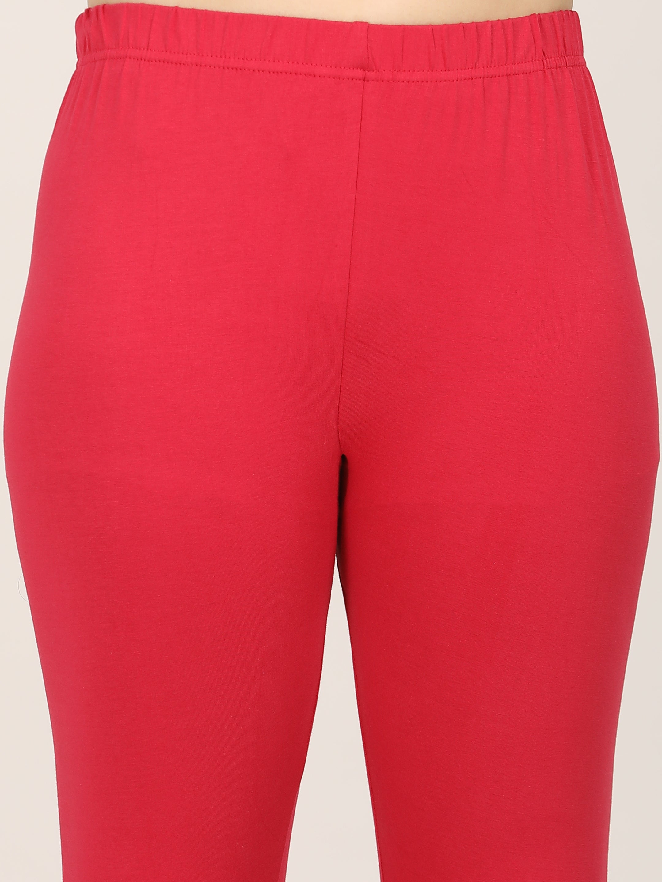 Naatiya Churidar Leggings - Rasberry