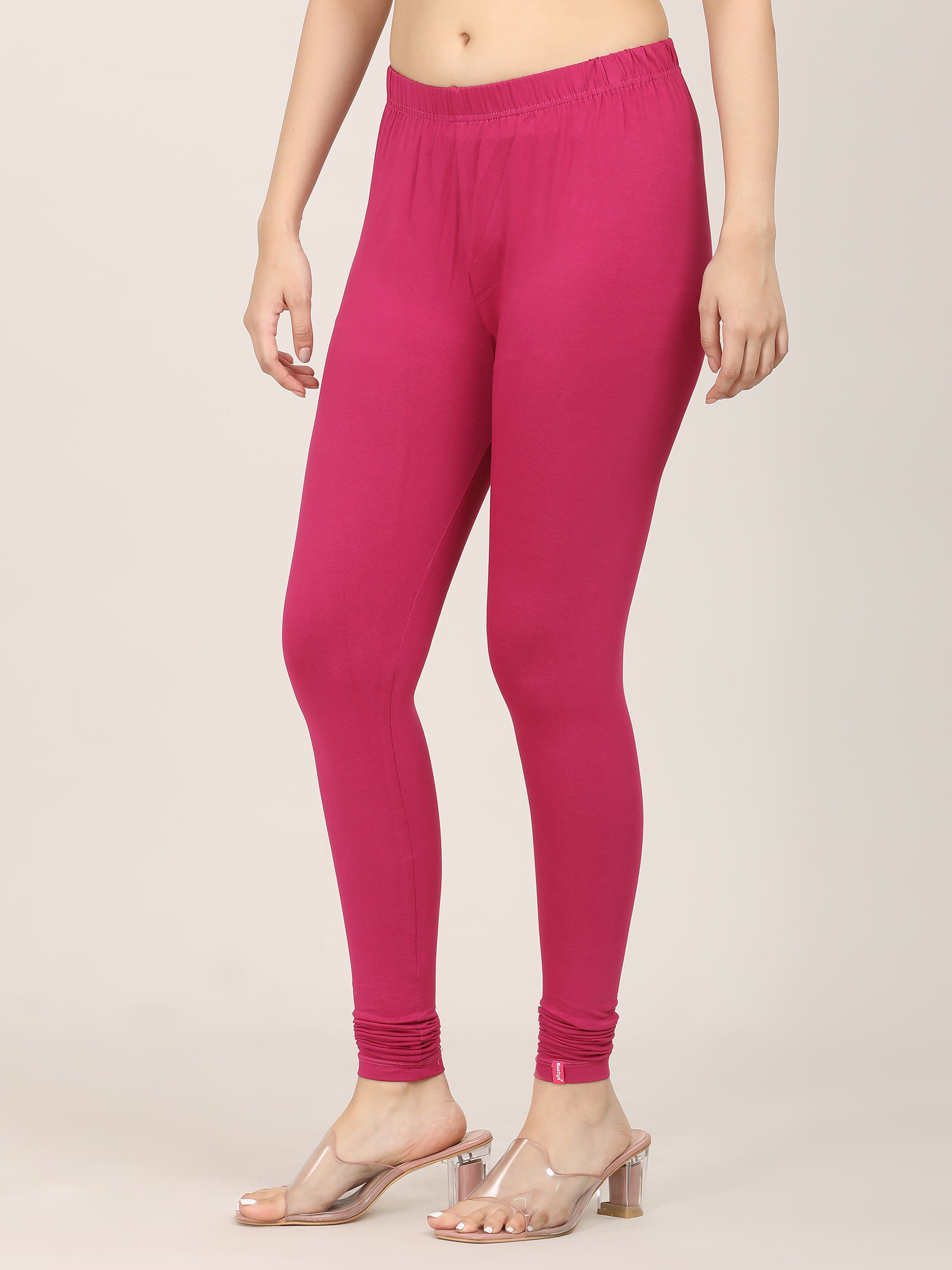 Naatiya Churidar Leggings - Magenta