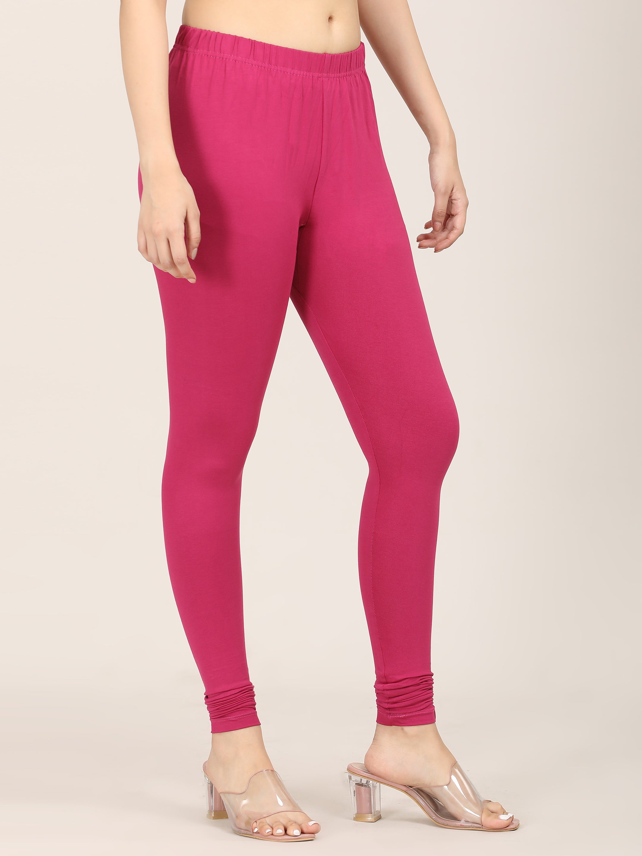 Naatiya Churidar Leggings - Magenta