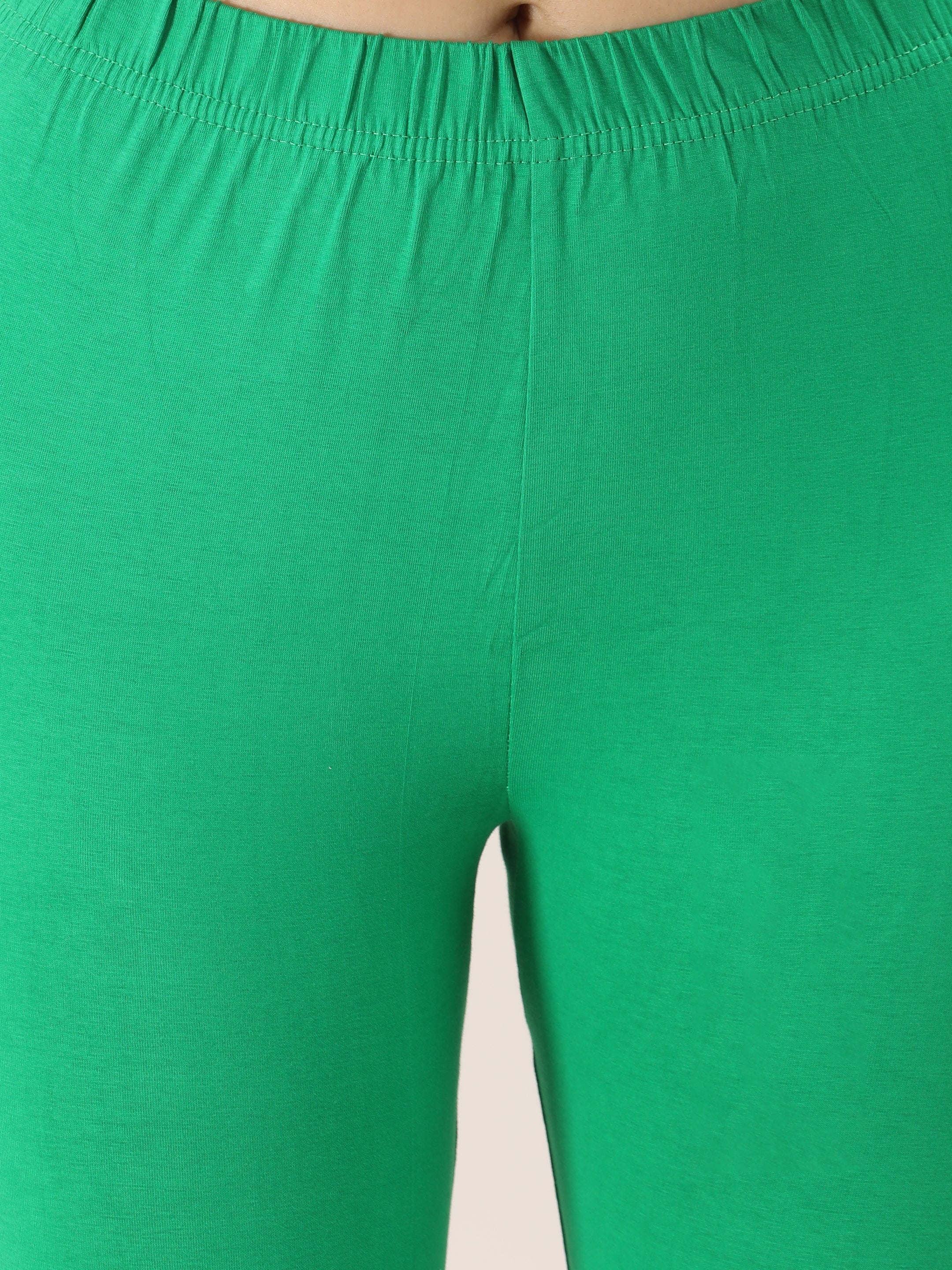 Naatiya Ankle Fit Leggings - G-Green
