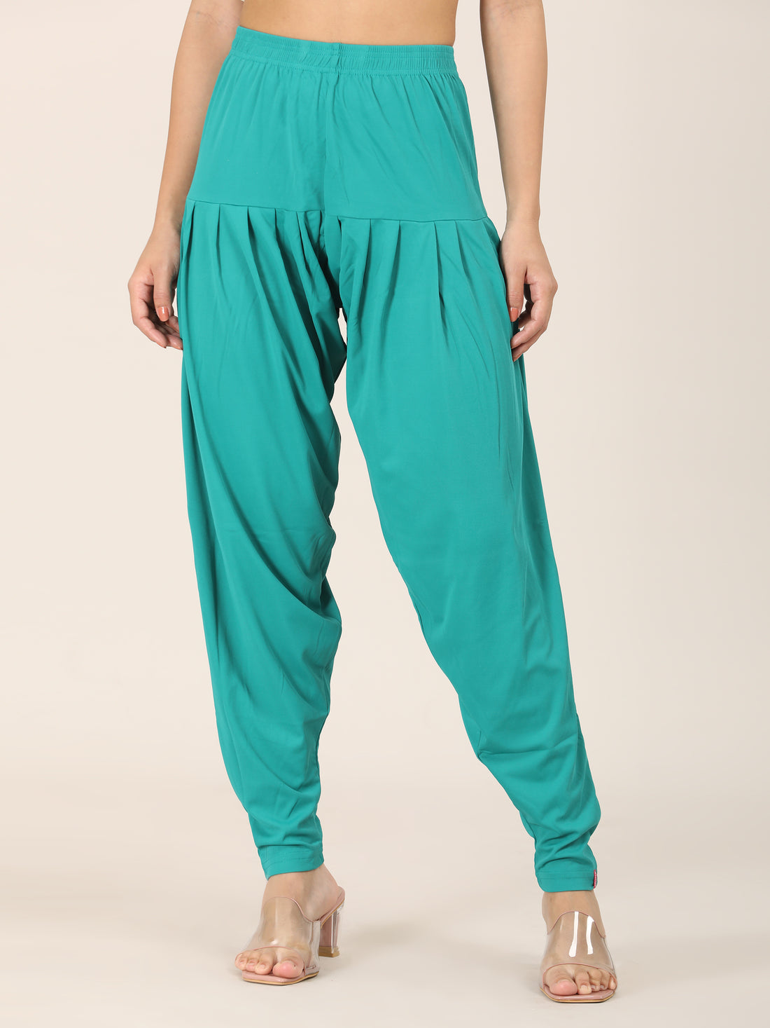 Patiala Bottom - Peacock Blue