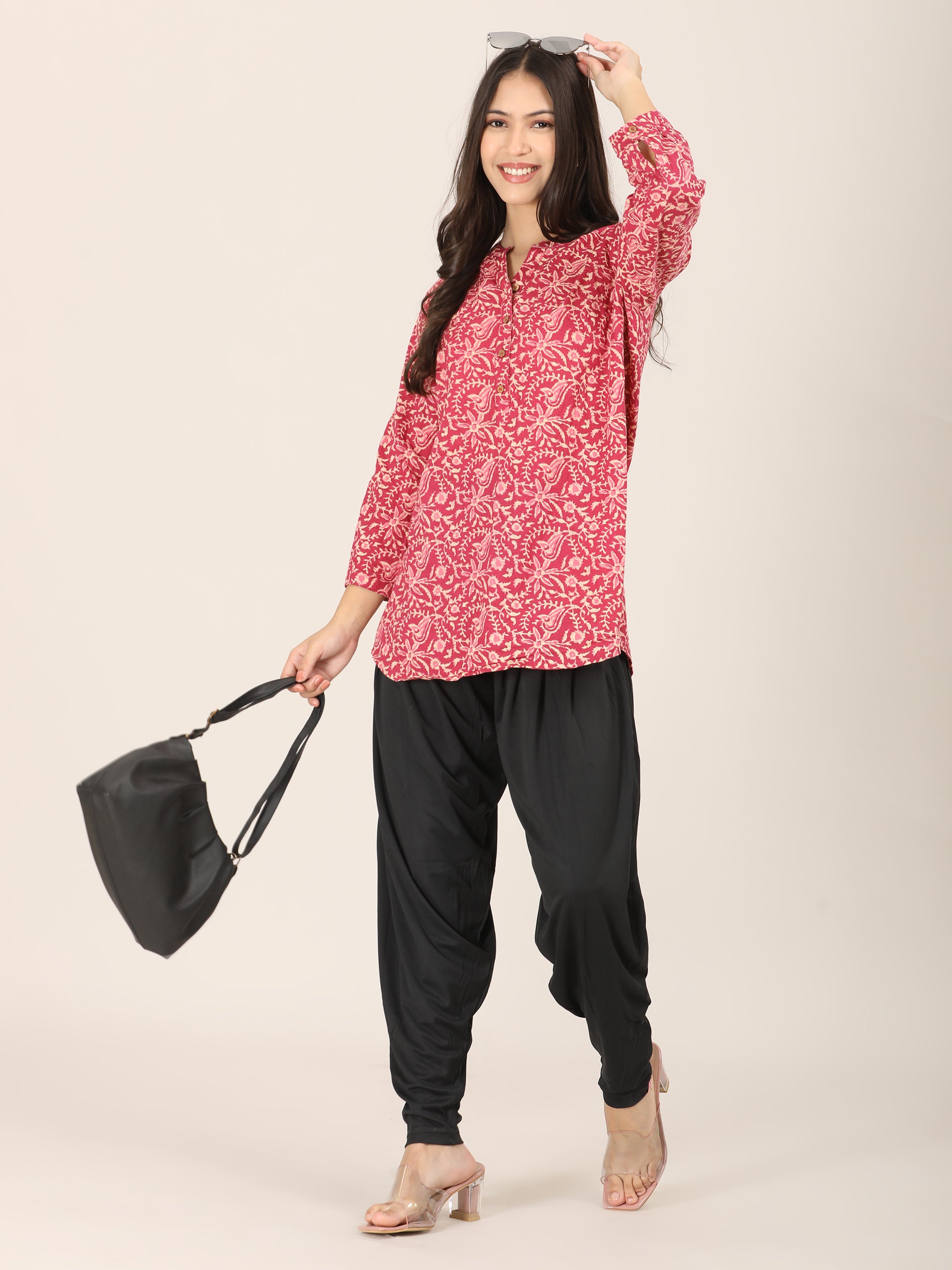 Patiala Bottom - Black