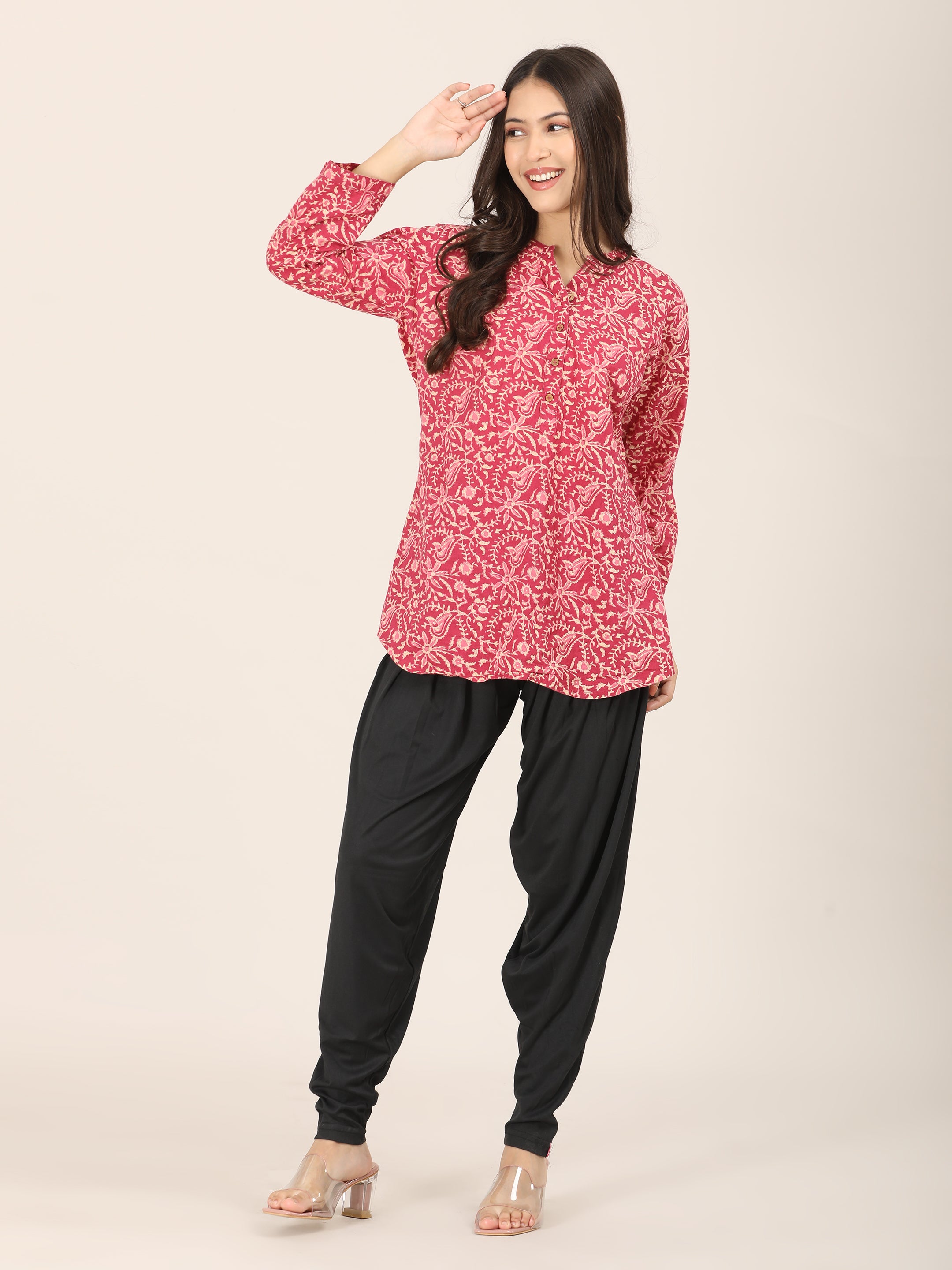 Patiala Bottom - Black