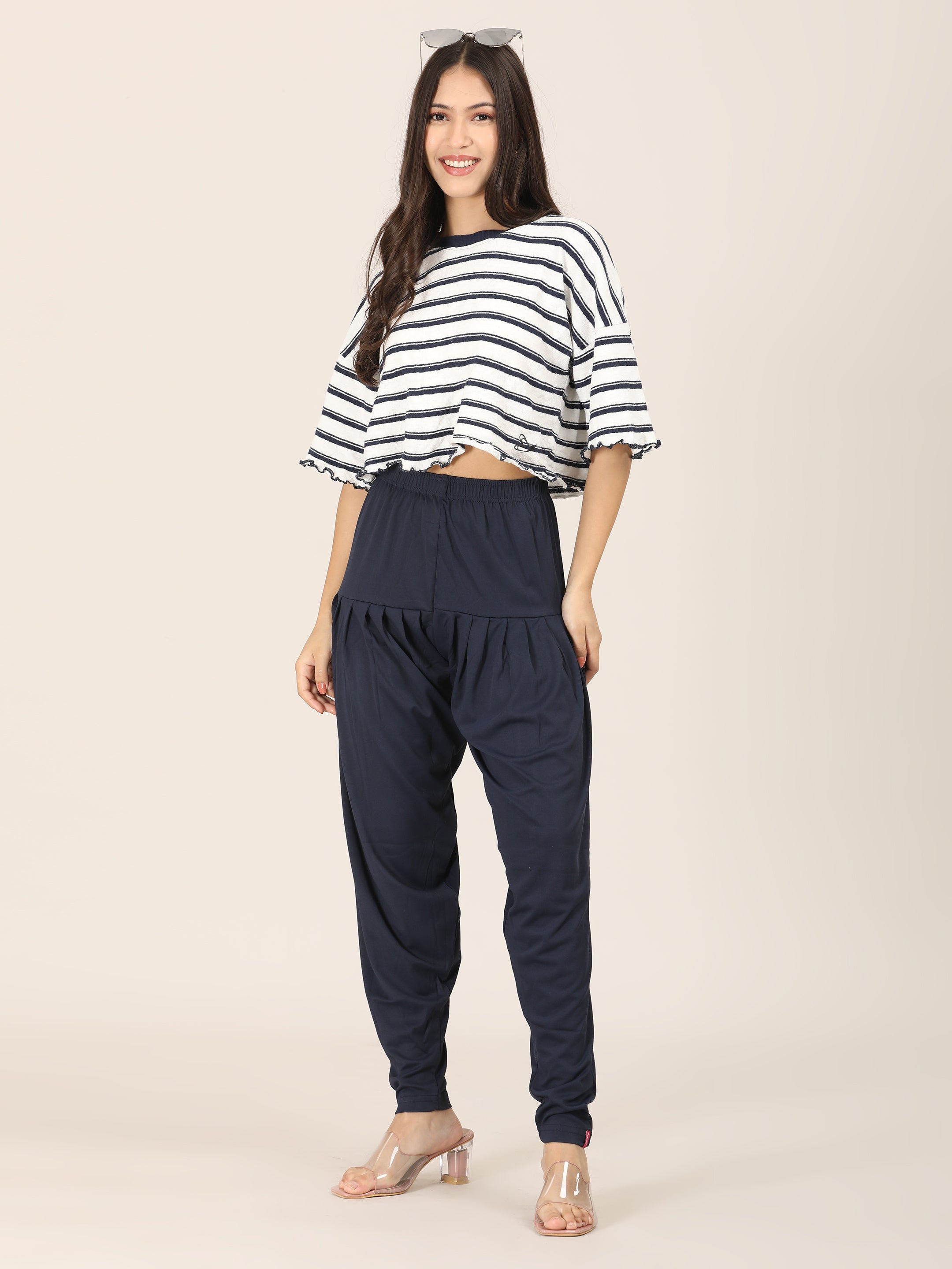 Patiala Bottom - Navy