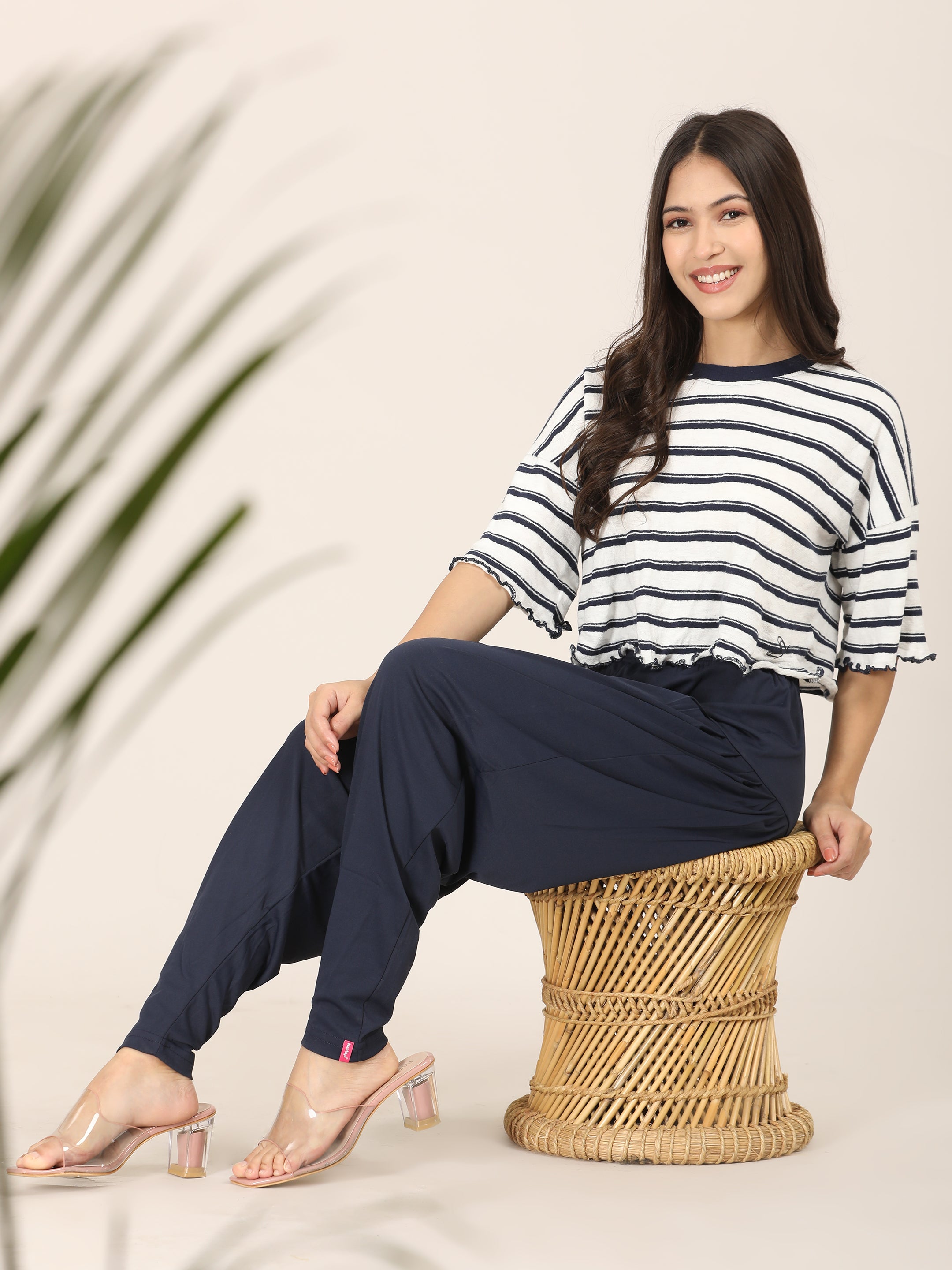 Patiala Bottom - Navy