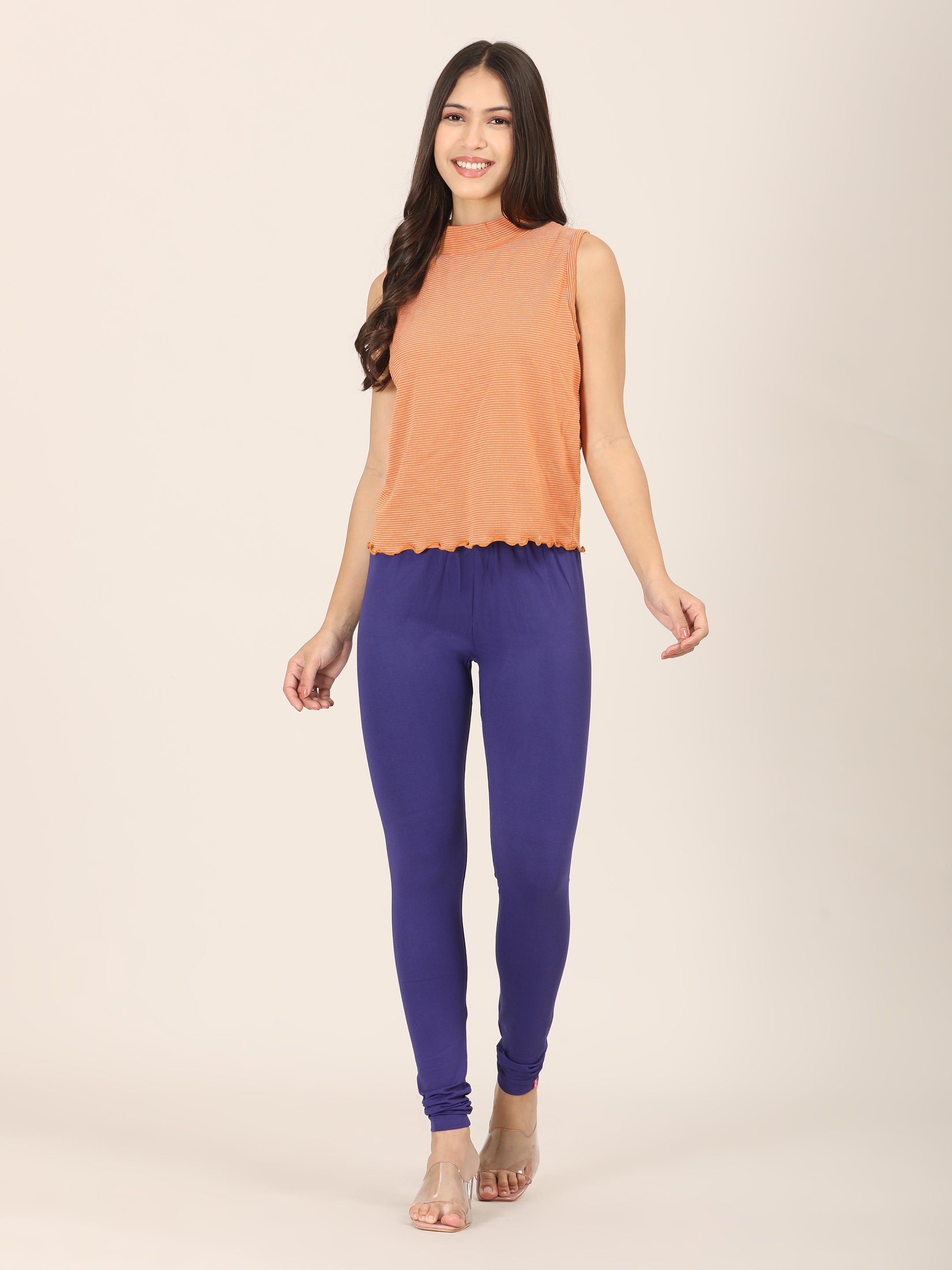 Naatiya Churidar Leggings - Orchid
