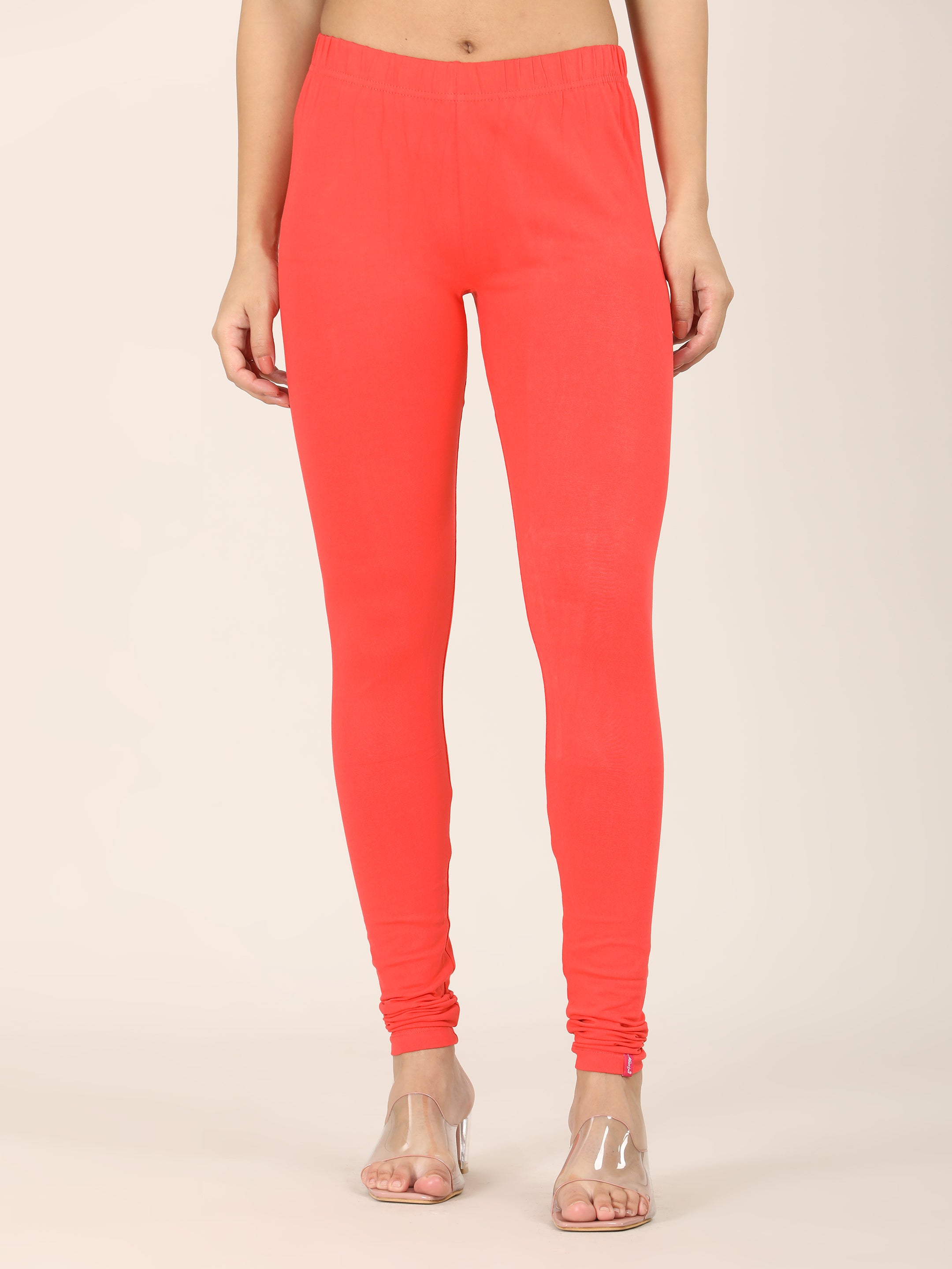 Naatiya Churidar Leggings - Cherry