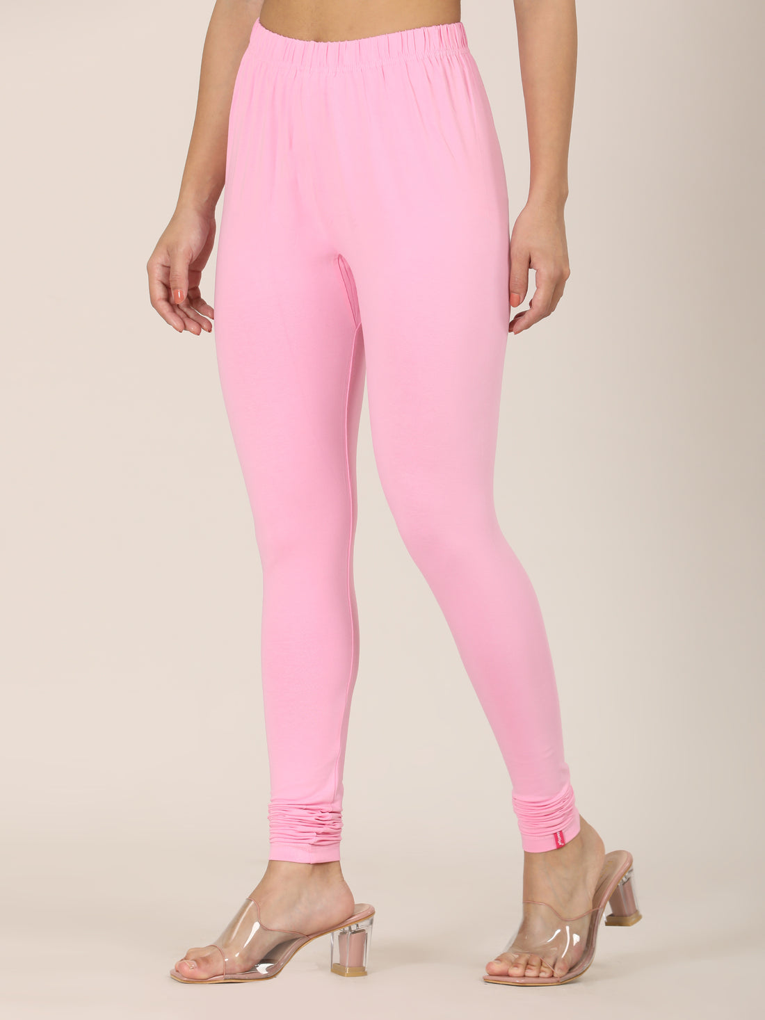Naatiya Churidar Leggings - Pink