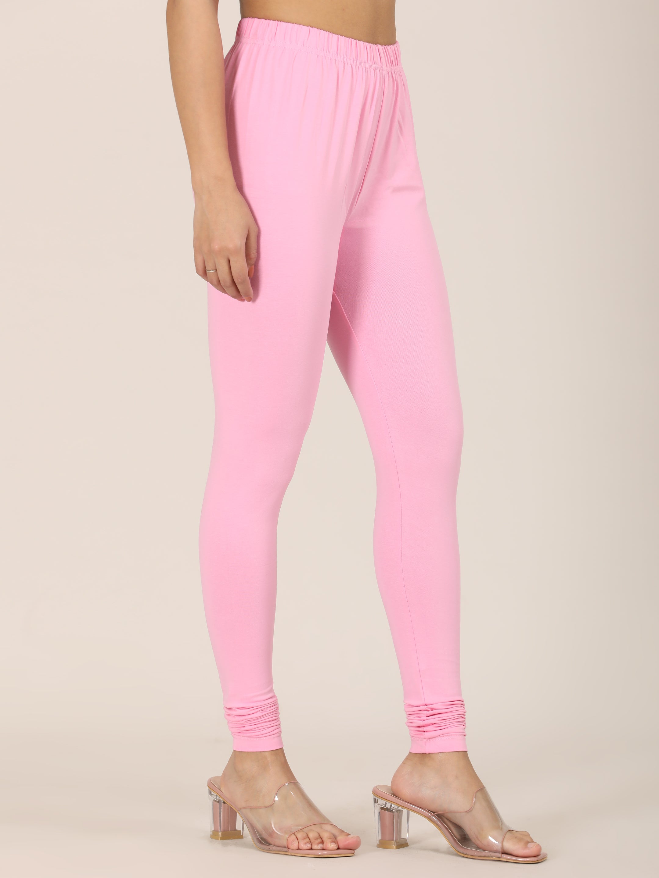 Naatiya Churidar Leggings - Pink