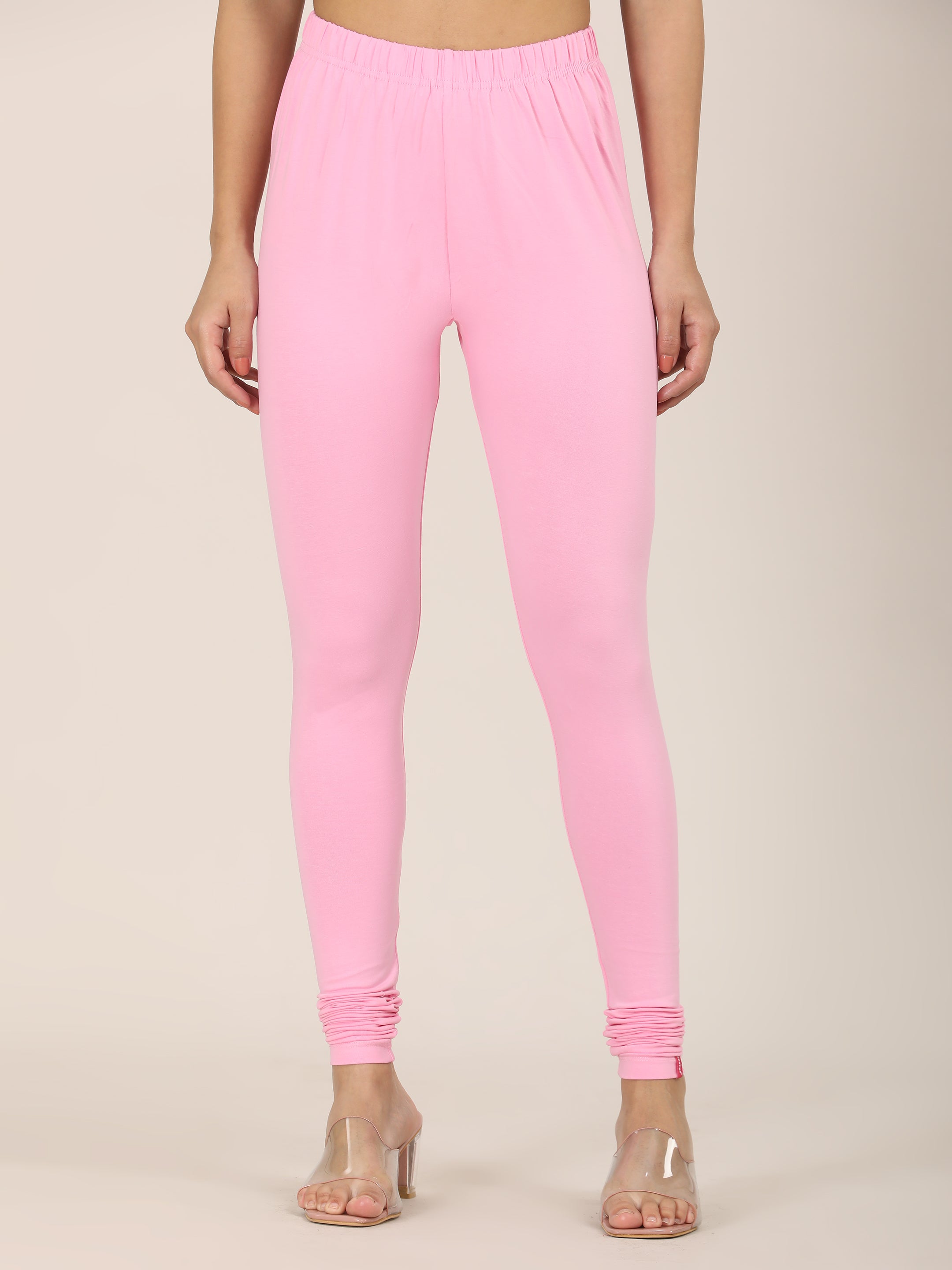 Naatiya Churidar Leggings - Pink