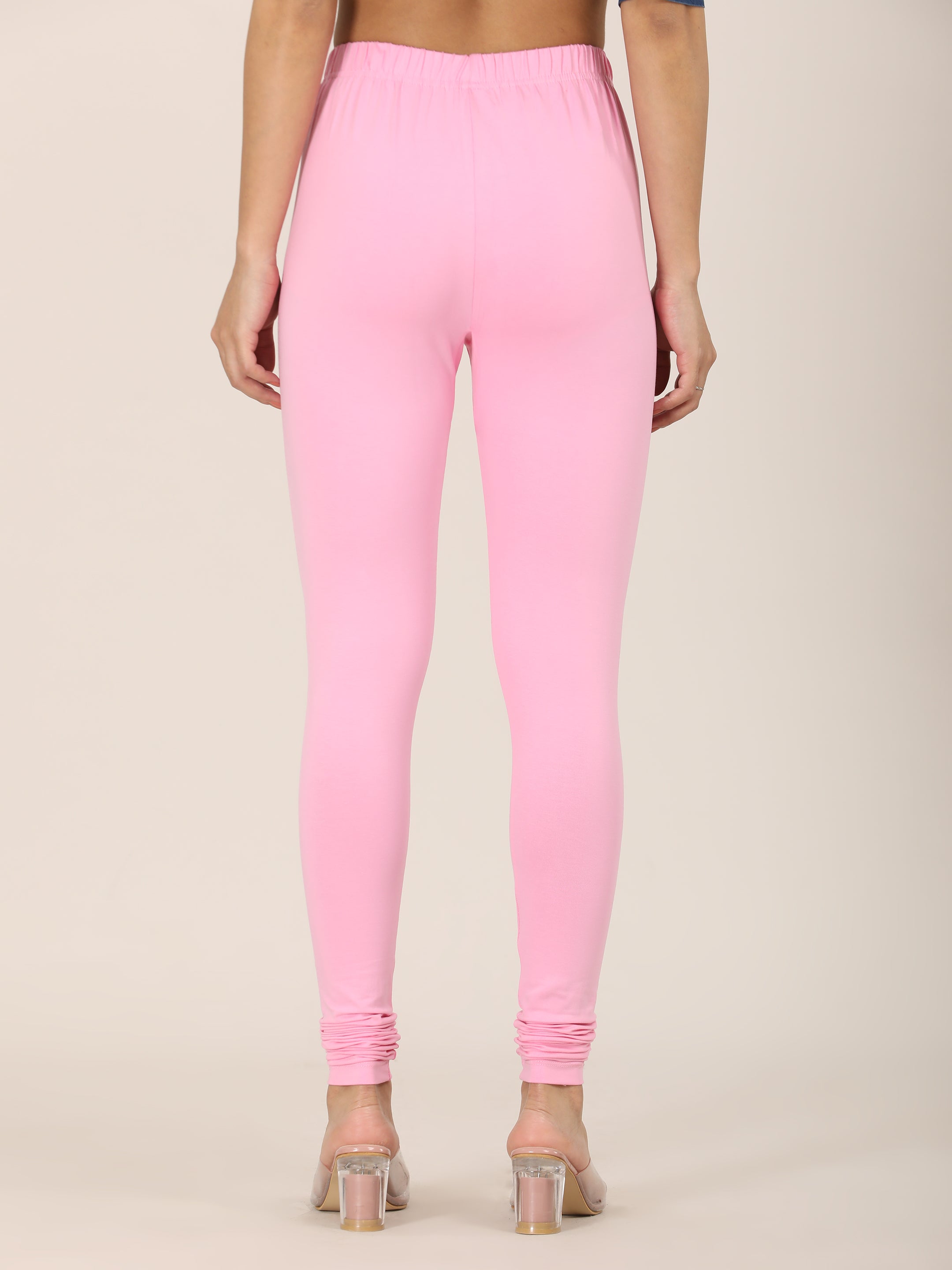 Naatiya Churidar Leggings - Pink