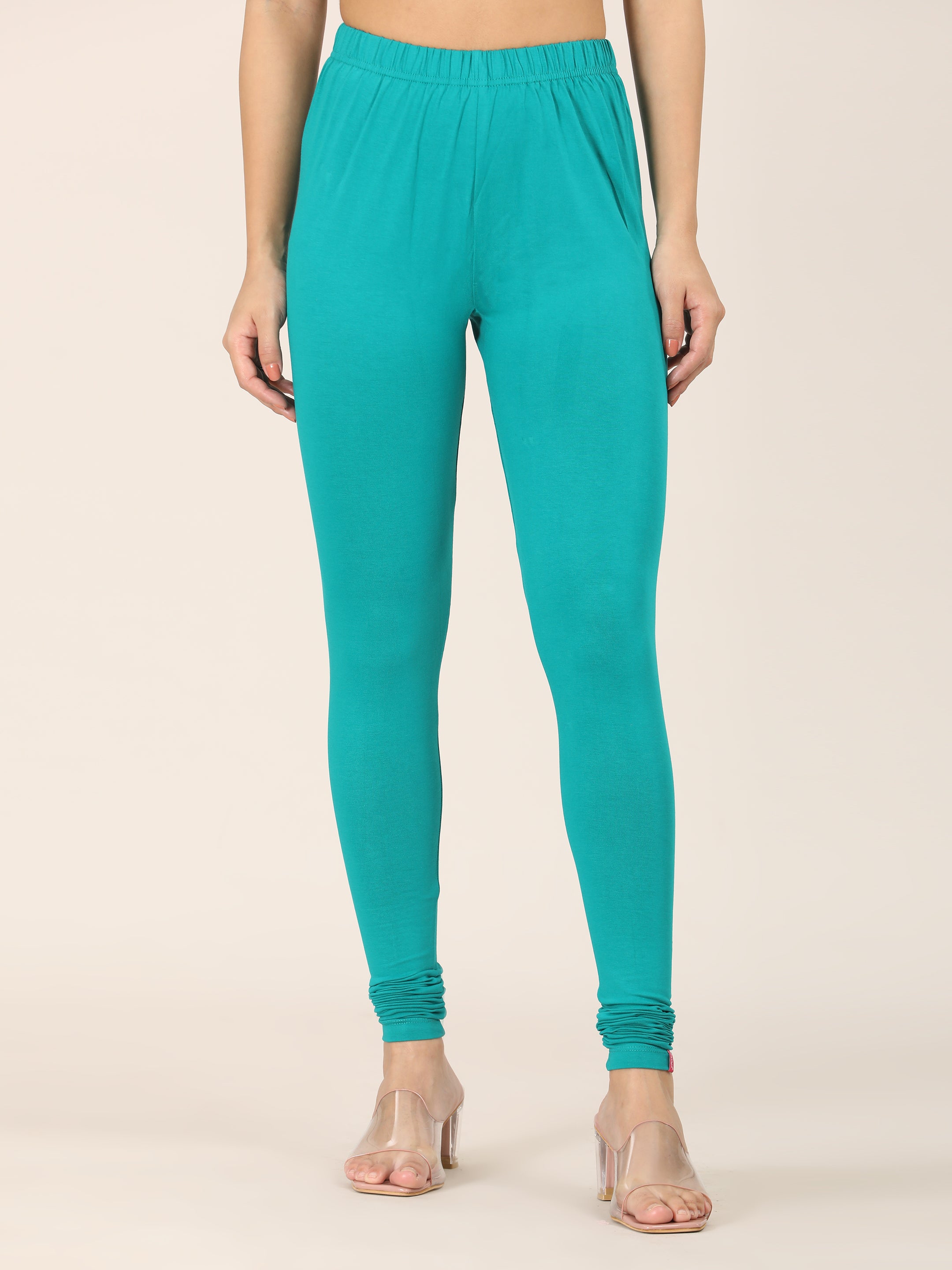 Naatiya Churidar Leggings - Emerald