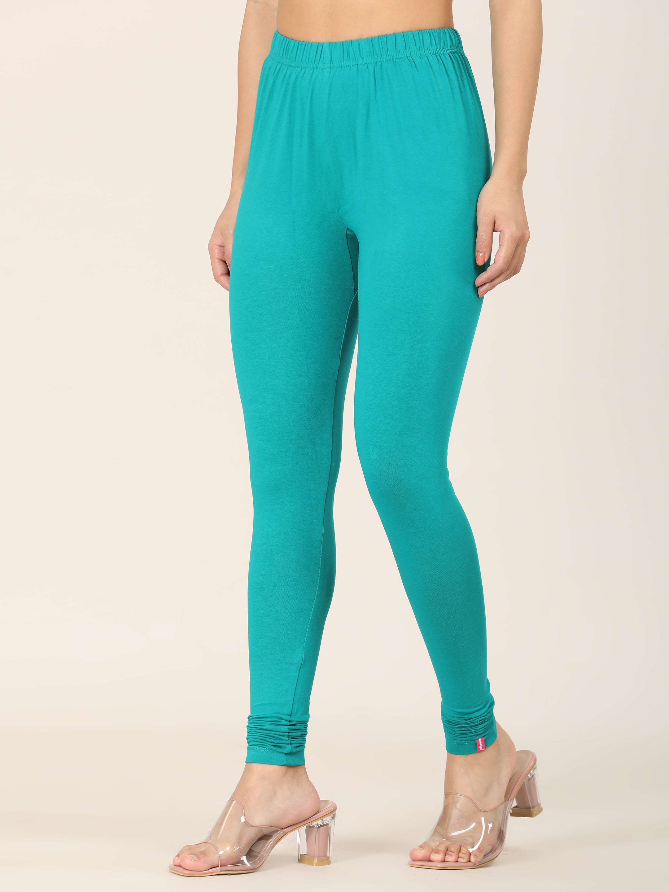 Naatiya Churidar Leggings - Emerald