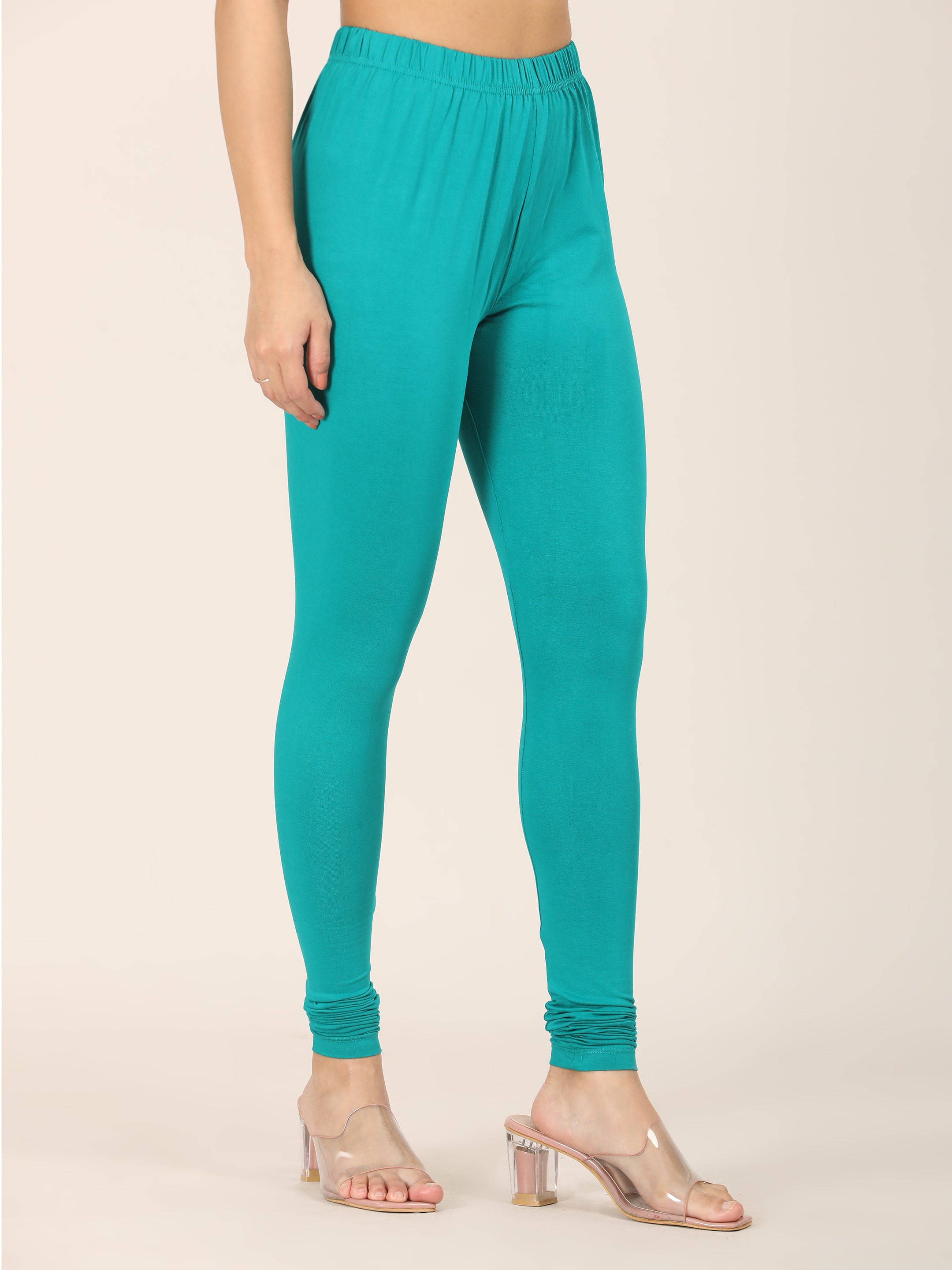 Naatiya Churidar Leggings - Emerald