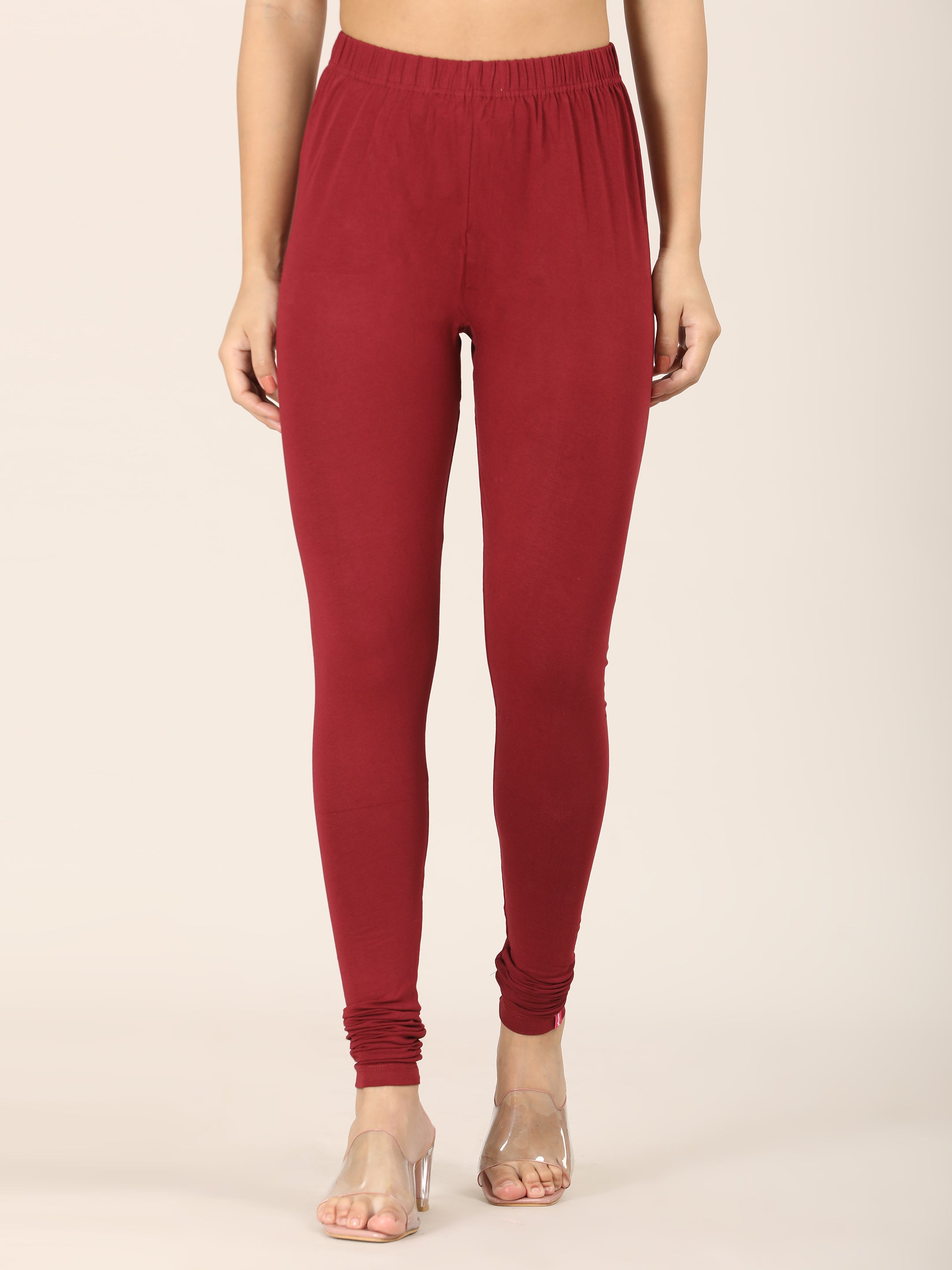 Naatiya Churidar Leggings - Maroon