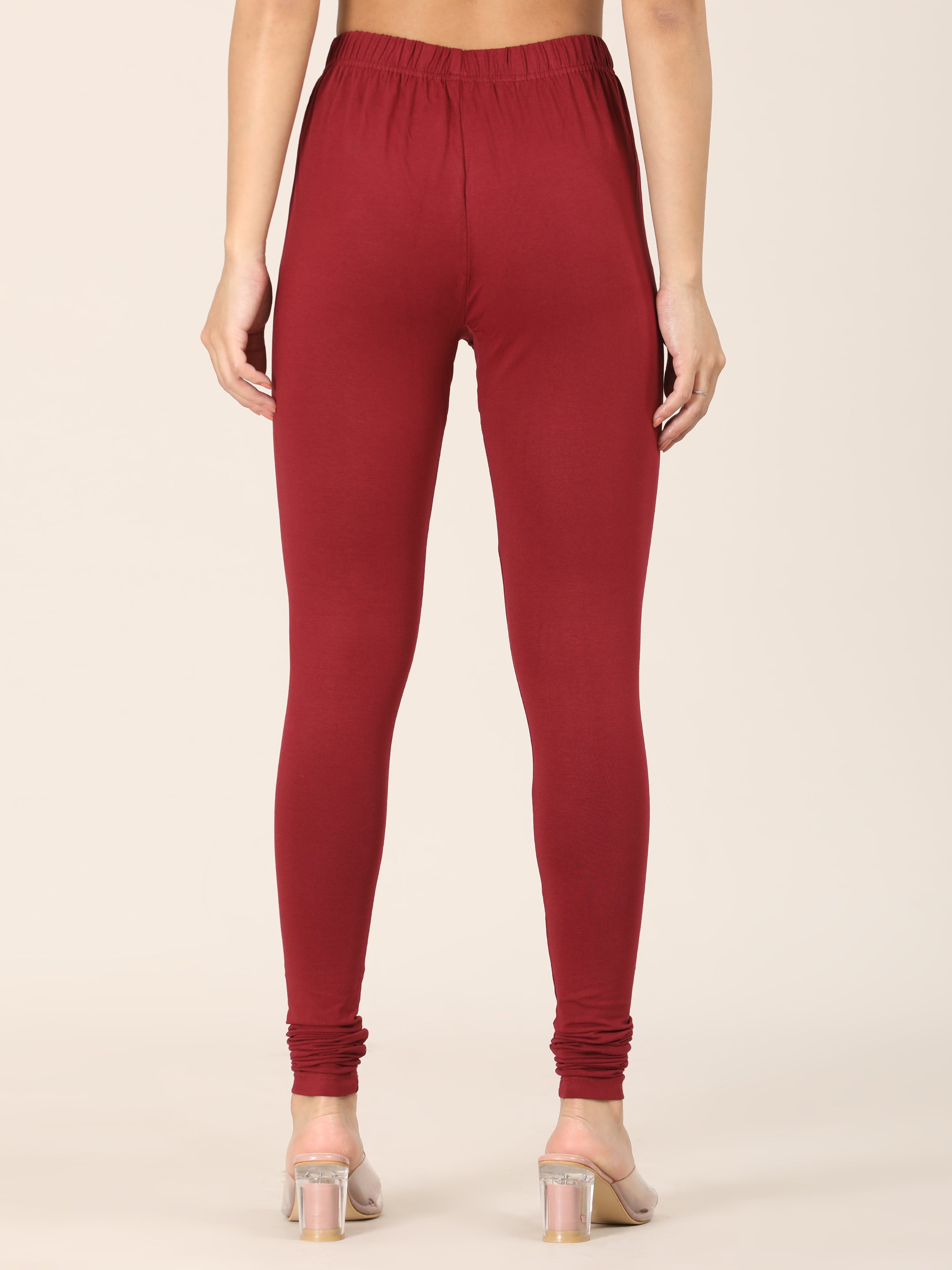 Naatiya Churidar Leggings - Maroon