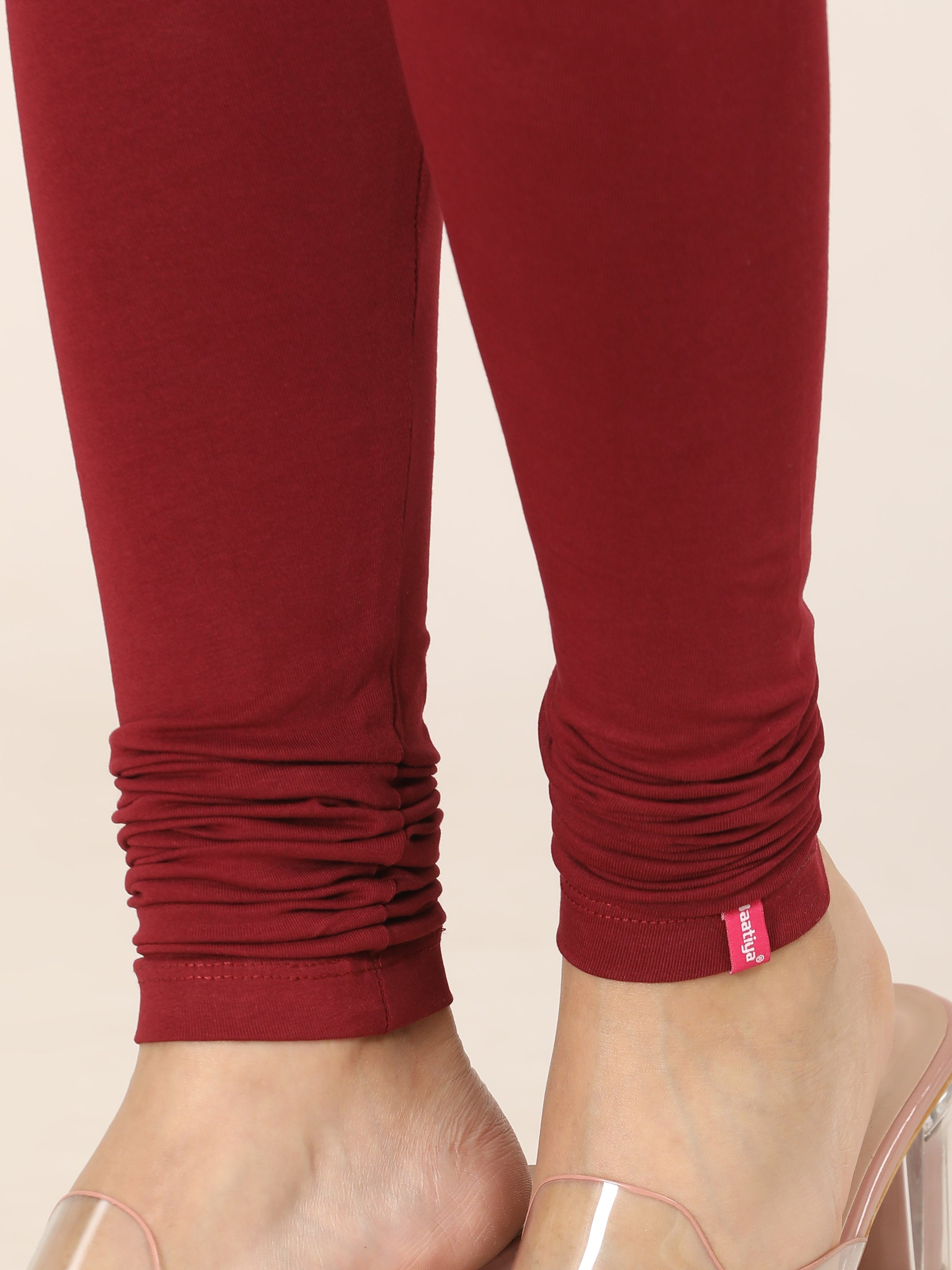 Naatiya Churidar Leggings - Maroon