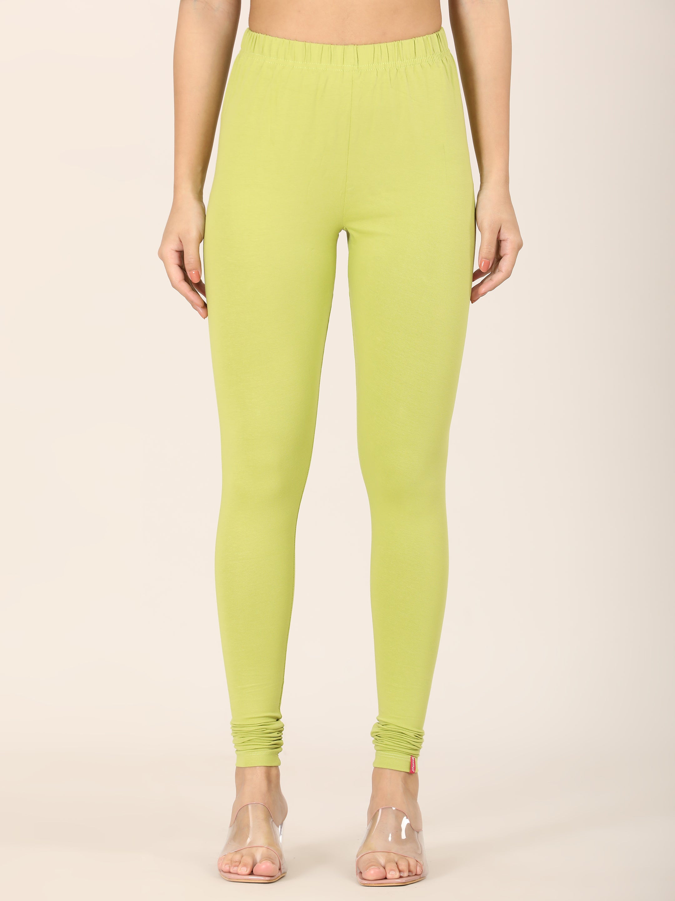 Naatiya Churidar Leggings - Pista