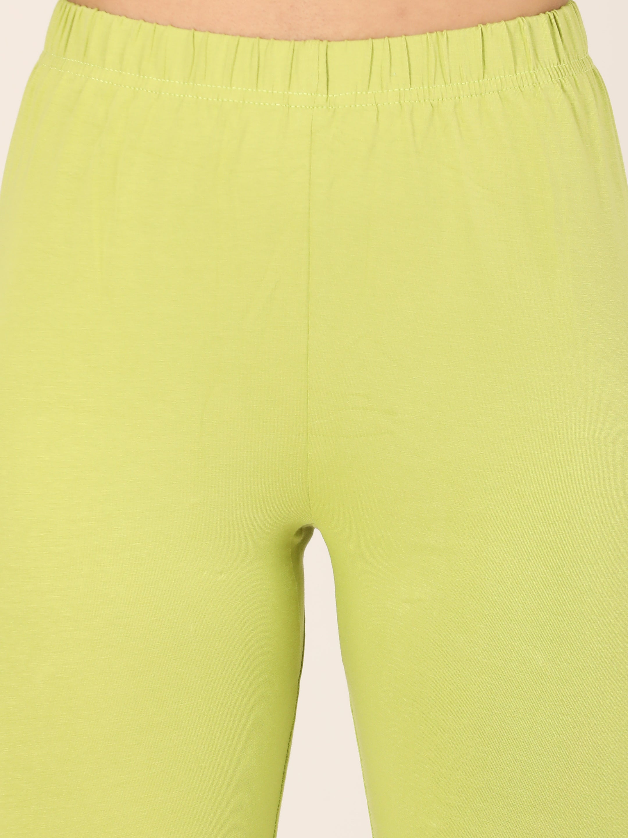 Naatiya Churidar Leggings - Pista